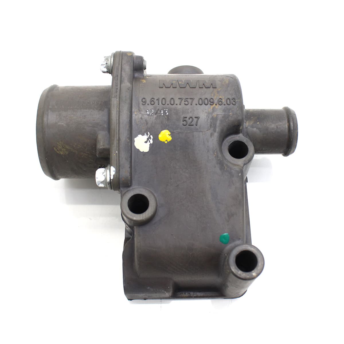 CONJUNTO CARCACA COM VALVULA TERMOSTATICA 80 GRAUS 961007570106E VW MOTOR MWM X10 4CIL/6CIL - 961007570096E