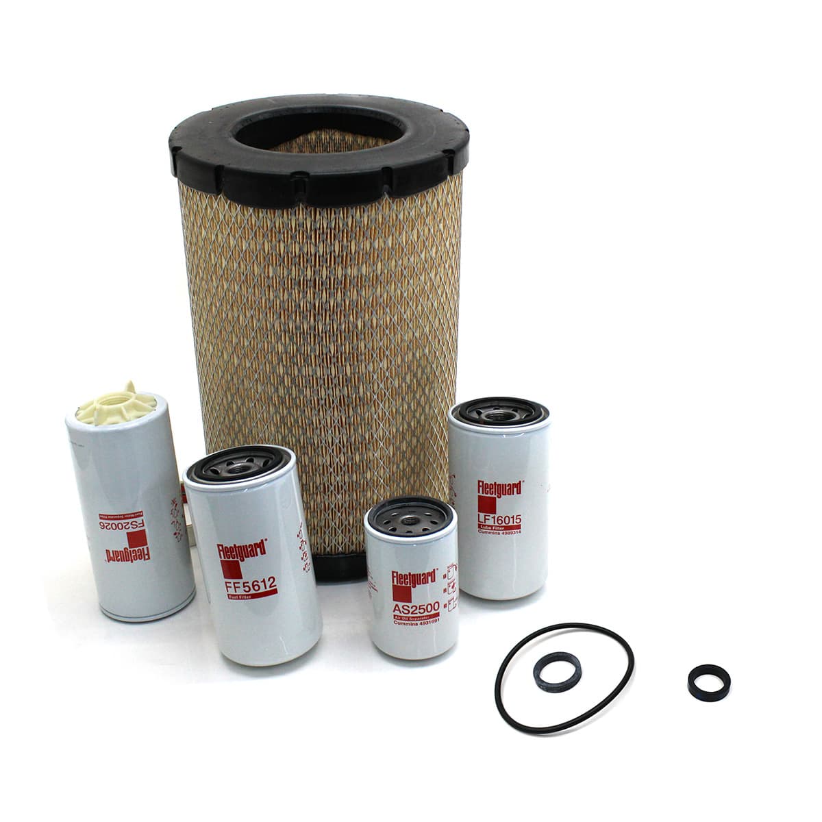 KIT FILTROS (LF16015 + FS20026 + AS2500 + FF5612 + AF25997) FORD MOTOR CUMMINS SERIE ISB - MK13985