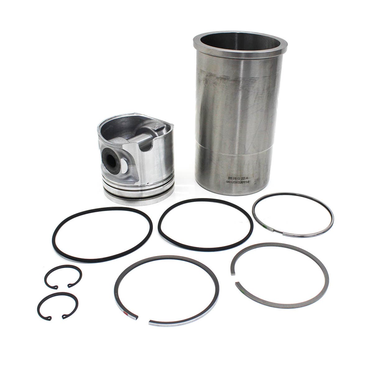 KIT PISTAO/CAMISA/ANEL/PINO/TRAVA/ANEL CAMISA MOTOR MWM ACTEON X12 4CIL/6CIL MWM MAXXFORCE 4.8/7.2 EURO 5 - 961280190648
