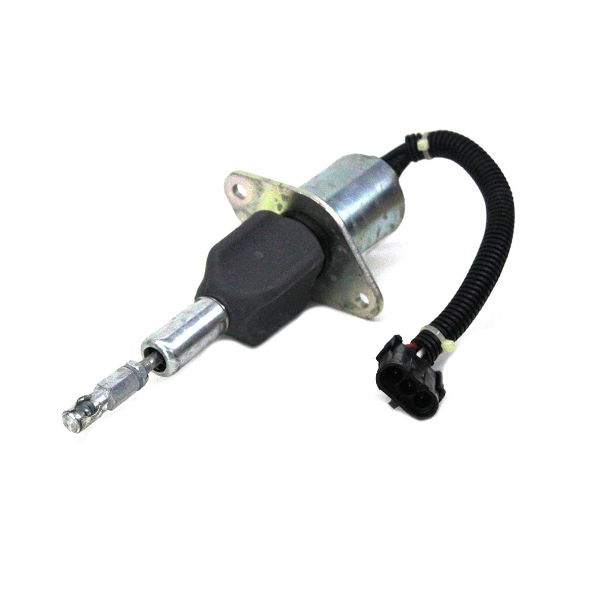 VALVULA SOLENOIDE 12V PARADA MOTOR CUMMINS (CONECTOR RETANGULAR) (3 FIOS) (USE CHICOTE TAG971206) - 3928160