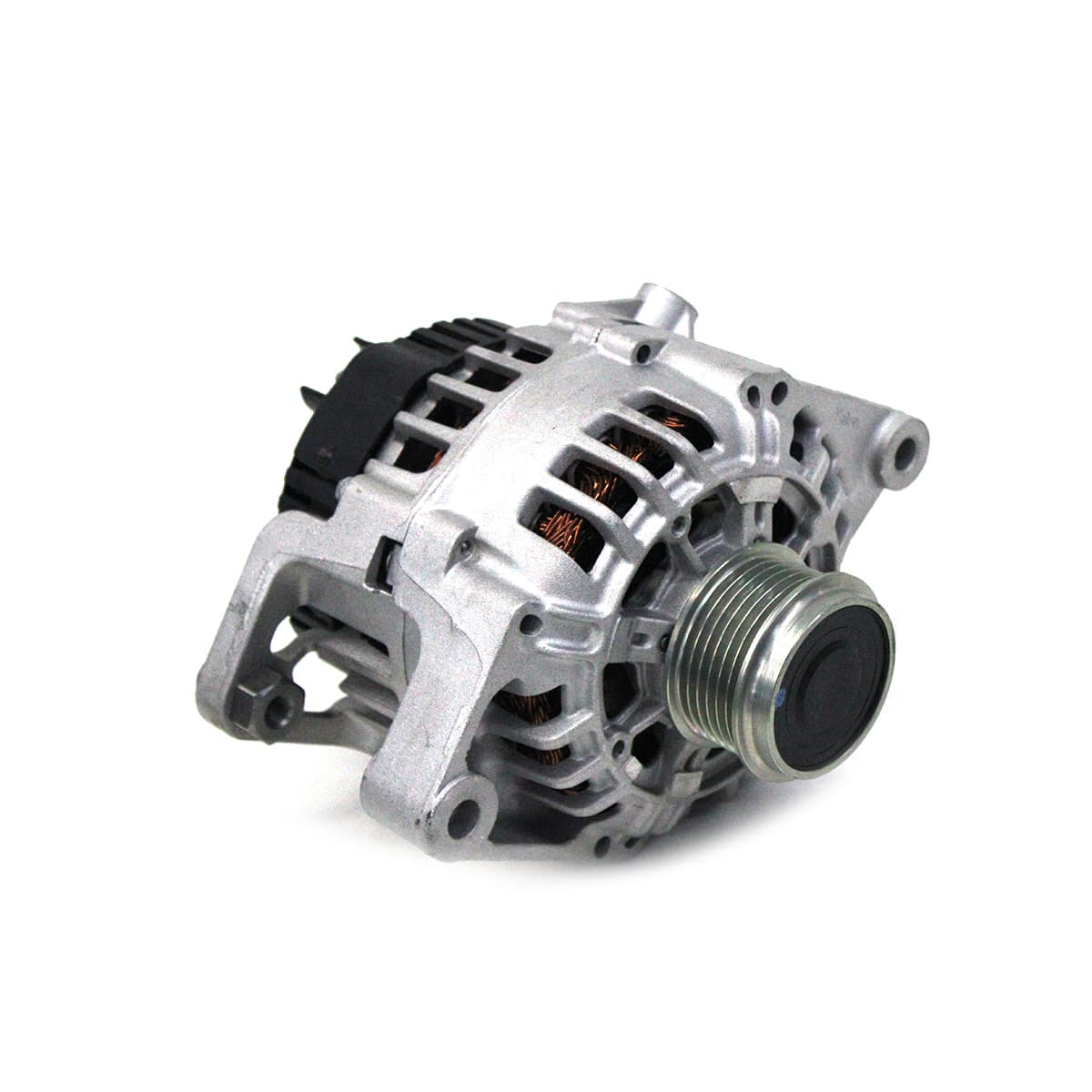 ALTERNADOR 14V COM POLIA ESTRIADA | AGRALE | TROLLER PROCONVE 2012/2014 | MOTOR MWM MAXXFORCE 3.2 EURO 5 (VALEO SG108076 - 2618898) - 7004243C1E