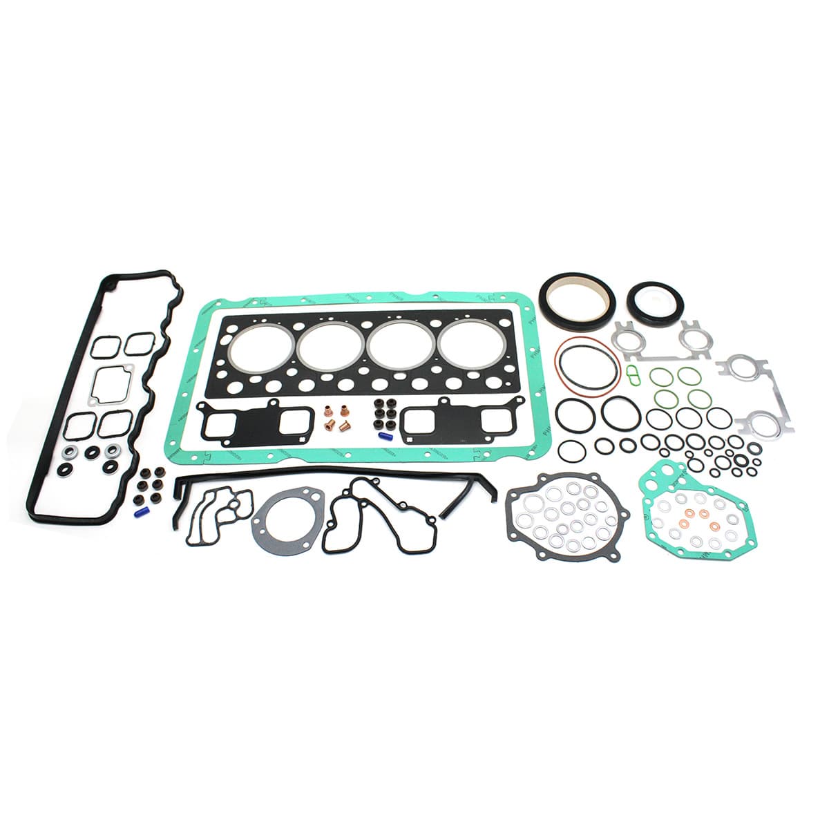 JG JUNTAS COMPLETO MB MOTOR OM924LA (COM JUNTA CABECOTE FIBRA PARA PISTAO 106MM) (PARA TAMPA VALVULA PLASTICA) (COM RETENTORES) - 80924