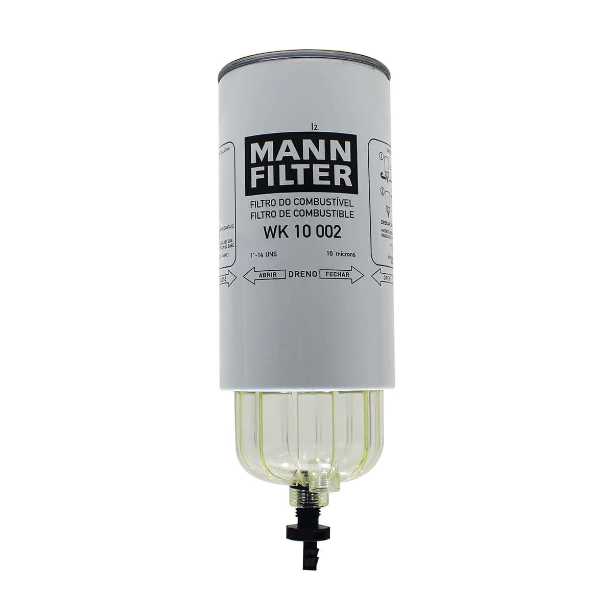 FILTRO DIESEL/RACOR SEPARADOR DAGUA VW (COM COPO FIXO) (ROSCA 1-14) - WK10002