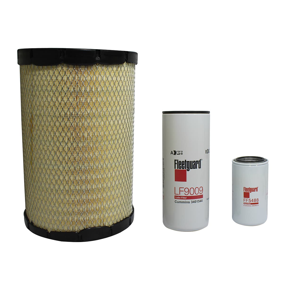 KIT FILTROS (LF9009 + FF5488 + AF25997) FORD/VW MOTOR CUMMINS SERIE ISC - MK13462