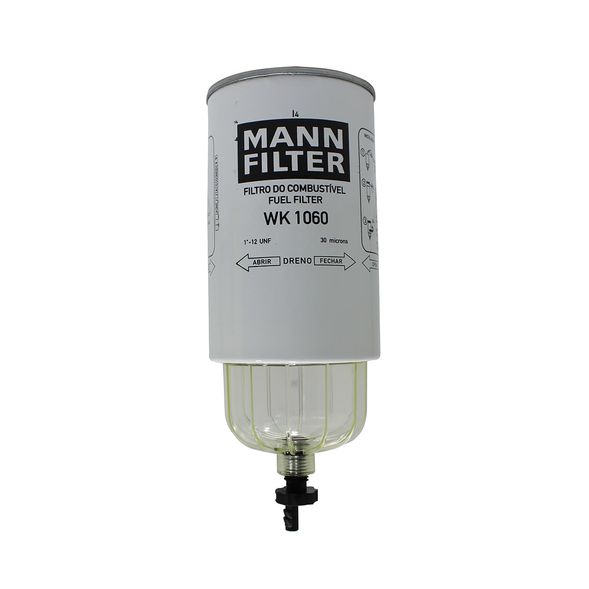 FILTRO DIESEL/RACOR SEPARADOR DAGUA MB (SISTEMA COPO FIXO) (ROSCA 1-12) (10 MICRONS) - WK1060