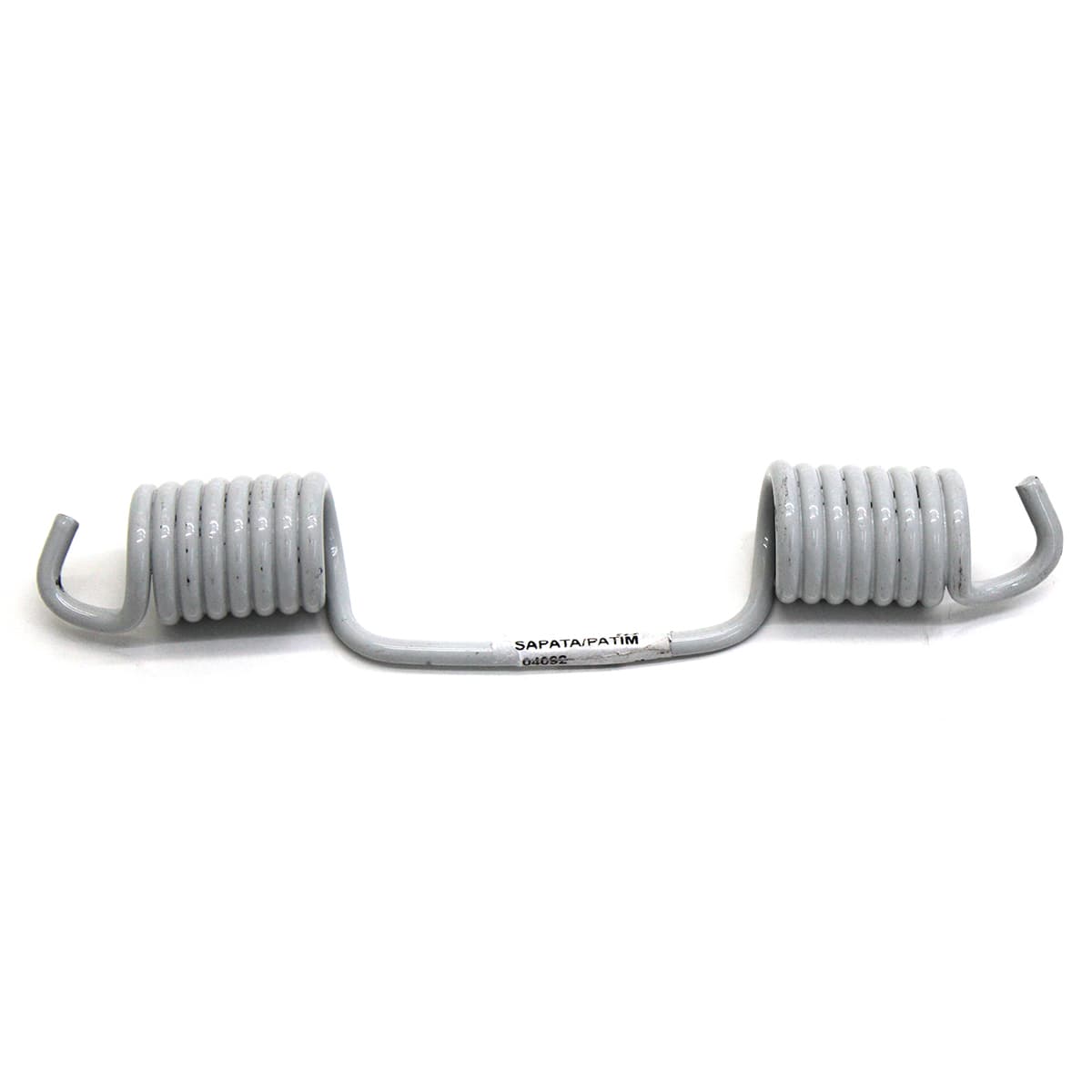 MOLA RETORNO 2 GOMOS FIXA SAPATA/PATIM FREIO DIANTEIRO/TRASEIRO VW ONIBUS (MODELO CP410 FULL AIR) (CINZA) (220MM) - MO220