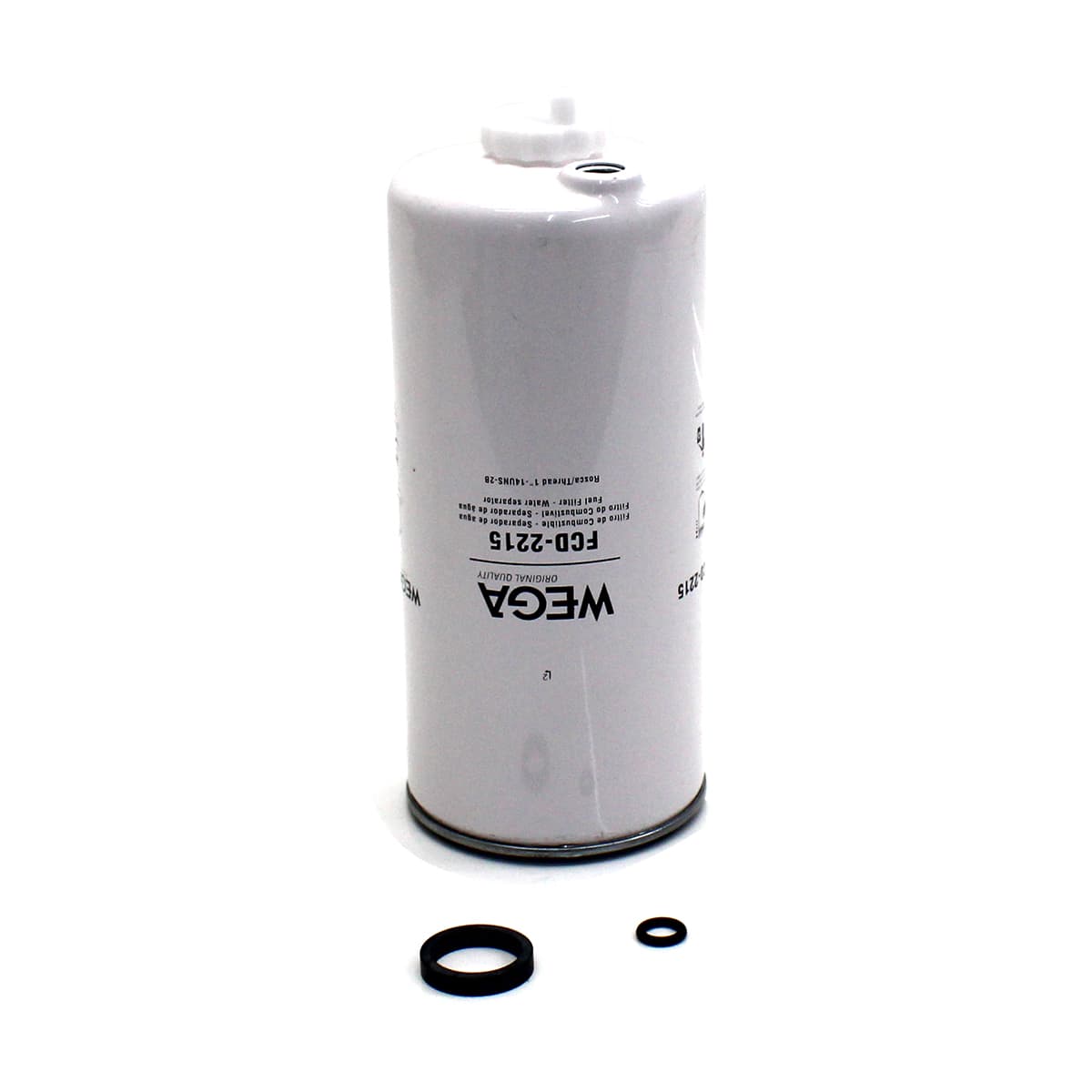 FILTRO DIESEL/RACOR SEPARADOR DAGUA AGRALE/VW MOTOR MWM X10 4CIL/6CIL | VW MOTOR CUMMINS SERIE B/BT (COM FURO DE SENSOR) (SISTEMA DRENO (ROSCA 1-14) - FCD2215