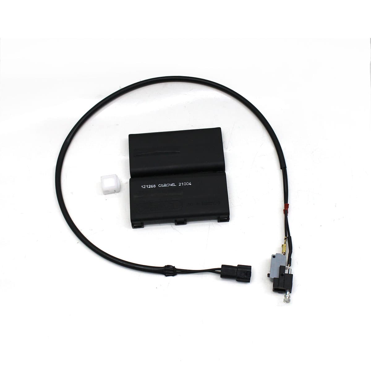 CAIXA PLASTICA C/CHICOTE ELETRICO P/CABO ACELERADOR MULTIPLA FUNCAO MB - 121268.90