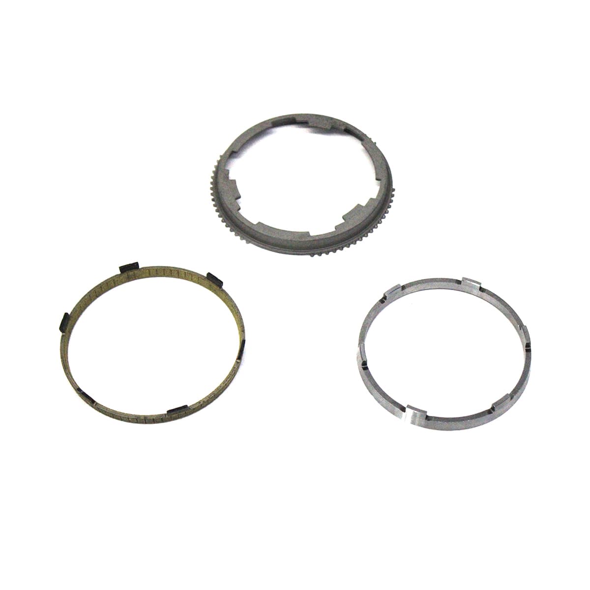 CONJUNTO ANEL SINCRONIZADO 1M/2M (1/2) EXTERNO/INTERNO/INTERMEDIARIO IVECO CAMBIO ZF 6S420 (3 PECAS) - 0501221930