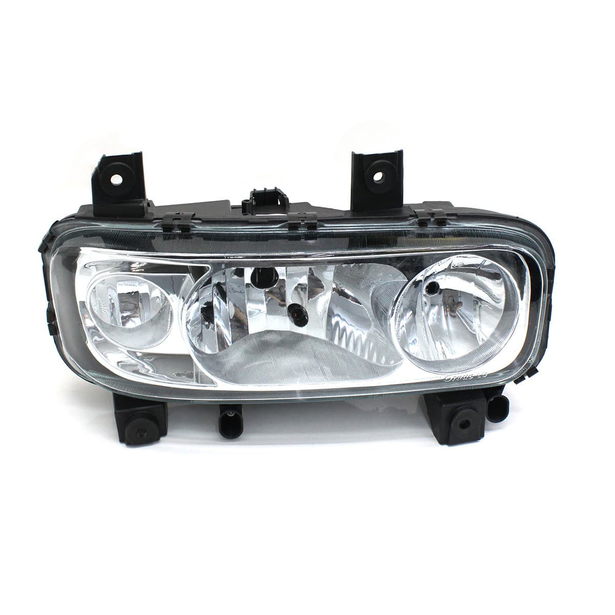FAROL DUPLO RETANGULAR LD MB ATEGO (2010 A 2012) (LAMPADAS H7/H1) (SEM AUXILIAR NEBLINA) - FM181LD