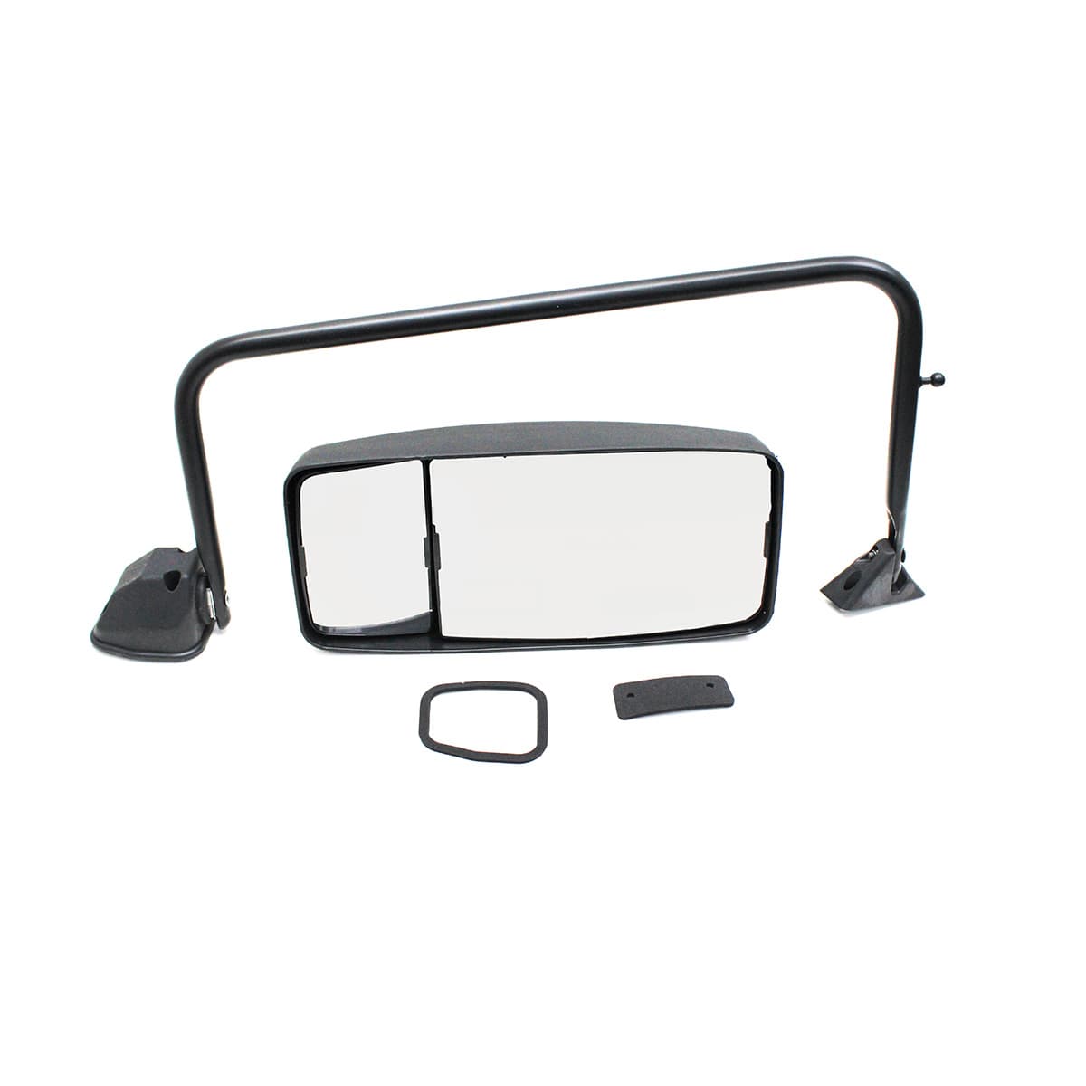 JG ESPELHO C/BRACO RETROVISOR LD FORD CARGO NOVO PANDA 2012/2017 EURO 3 (BIFOCAL CONVEXO SEM DESEMBACADOR) - D661.84