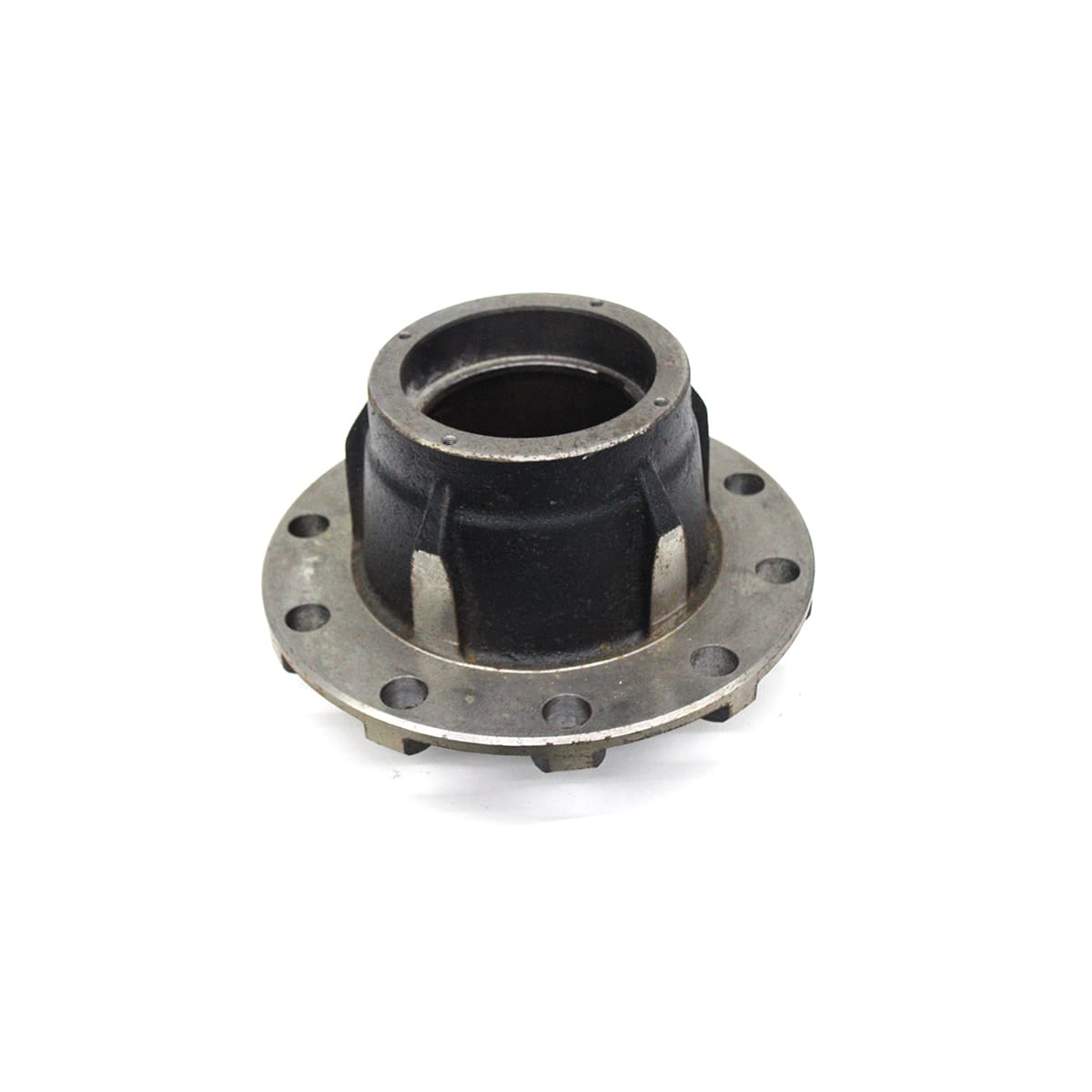 CUBO 10F RODA 8090 EIXO TANDEN E CARRETA/TRUCK (ROLAMENTOS 32218 E 804358) (TAMPA/CALOTA 4F) (DIAMETRO 219,70/285,75MM X ALTURA 196MM) (MODELO LISO) - CT069