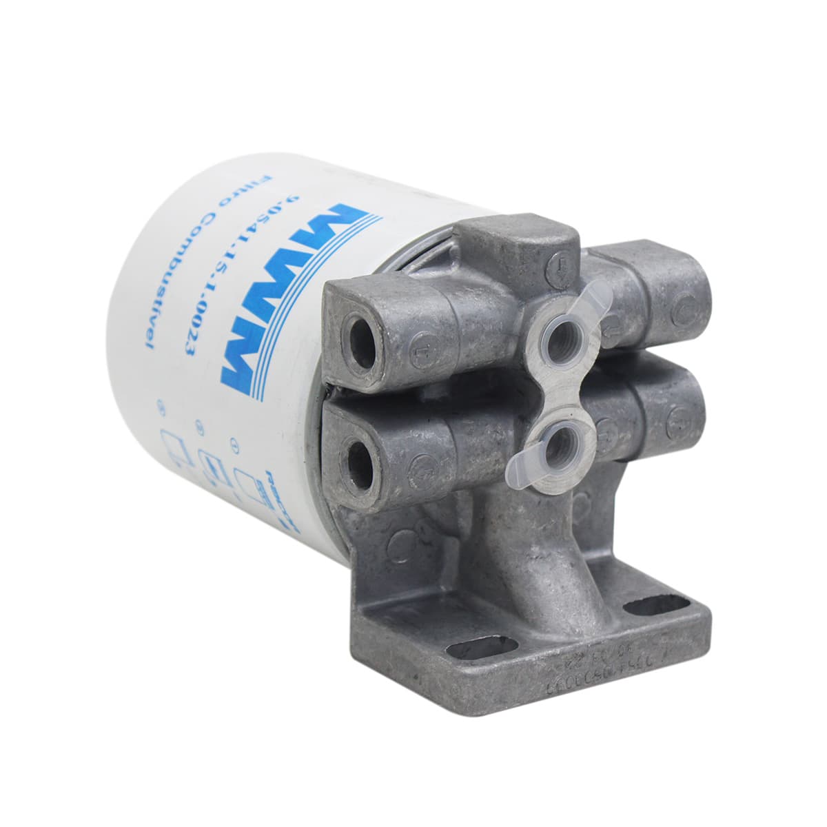 CABECOTE SEM VALVULA COM FILTRO DIESEL/RACOR SEPARADOR DAGUA ROSCA 1-14 (1 ENTRADA E SAIDA M14X1,5) (POSICAO ENTRADA/SAIDA POR CIMA) - 905410500099E