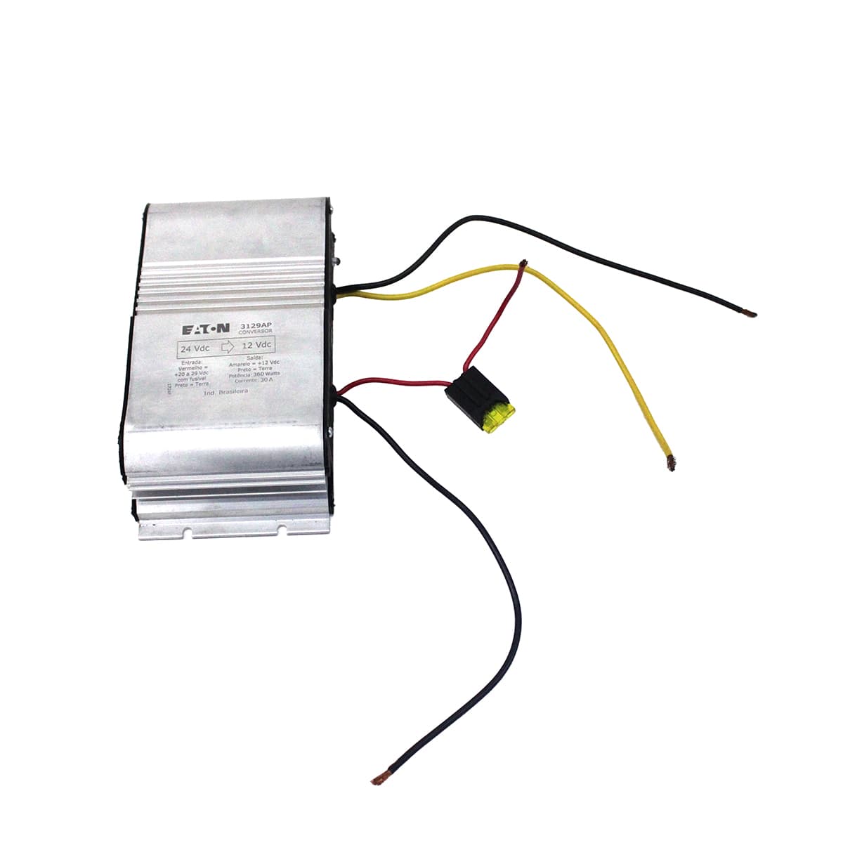 CONVERSOR VOLTAGEM 24V PARA 12V 30A (USO UNIVERSAL) - 3129AP
