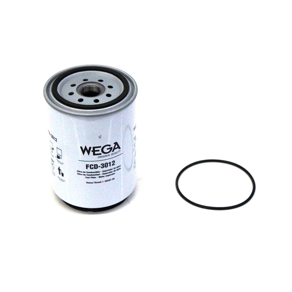 FILTRO COMBUSTIVEL SEPARADOR IVECO DAILY CITY 30S13 MOTOR 2.3 16V 2018... (SEM COPO) - FCD3012