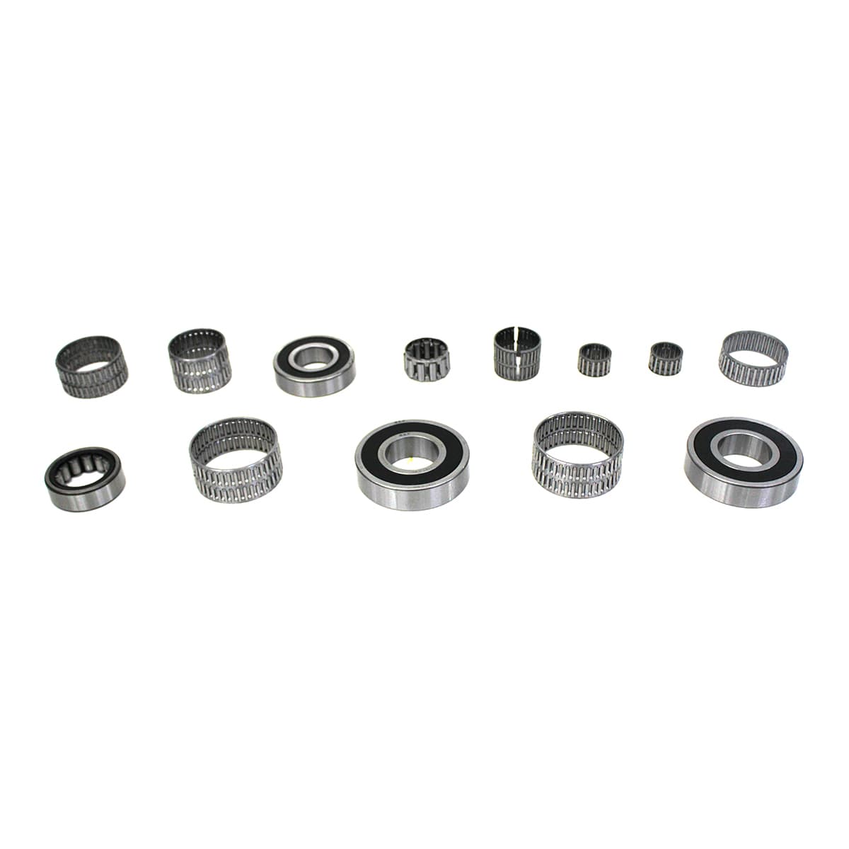 KIT ROLAMENTOS (COM ROLAMENTO GAIOLA PILOTO/ENTALHADO MODERNO F19141) MB CAMBIO G60/G85 (F19069 + F17076K + F17077K + F17079K + F17089K + F17078K + F18042 (2) + 63092RS + F17080K (2)) - VKTC42001.205