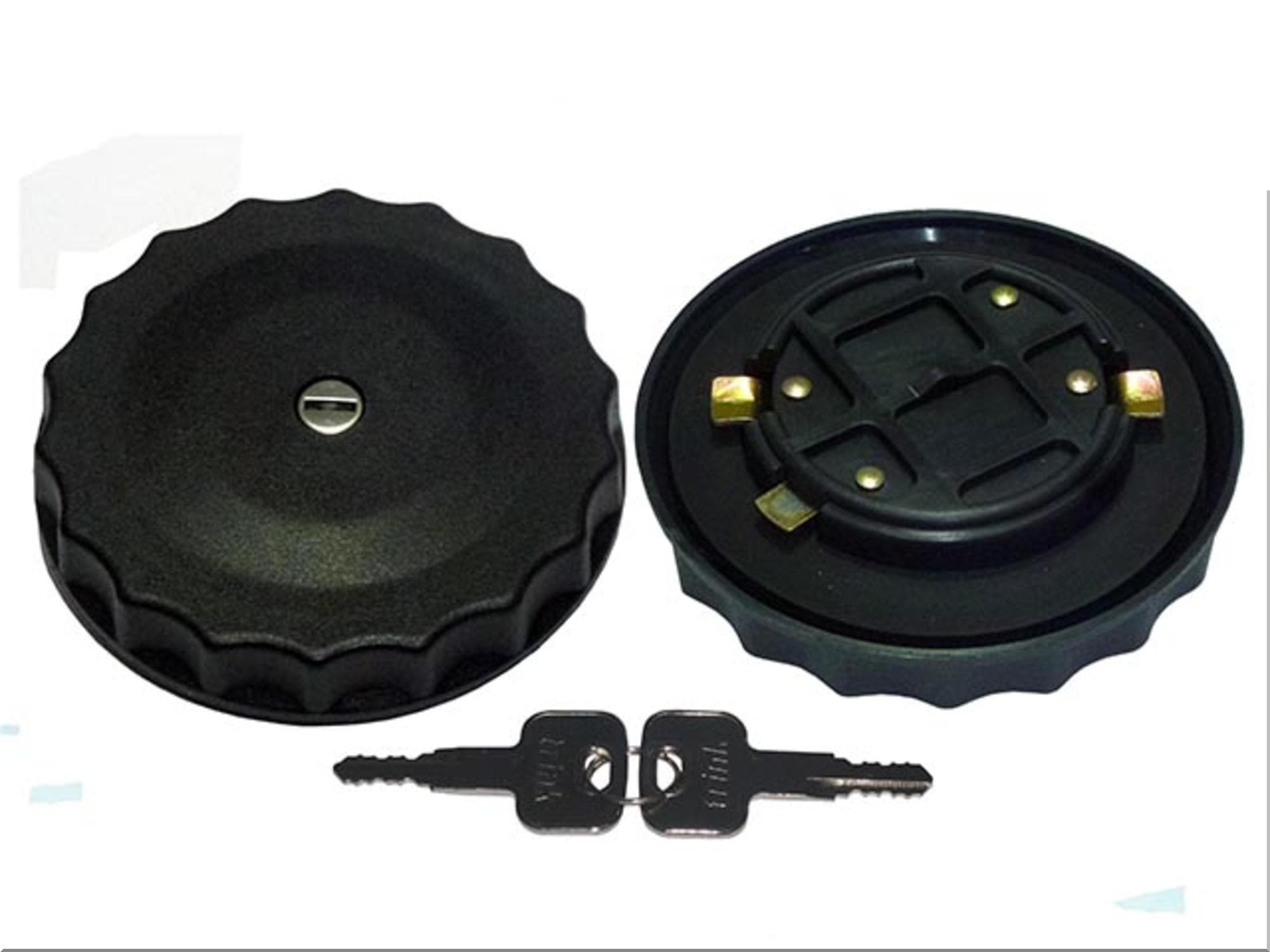 TAMPA TANQUE C/CHAVE BOCAL GRANDE PRETA - 3864707105