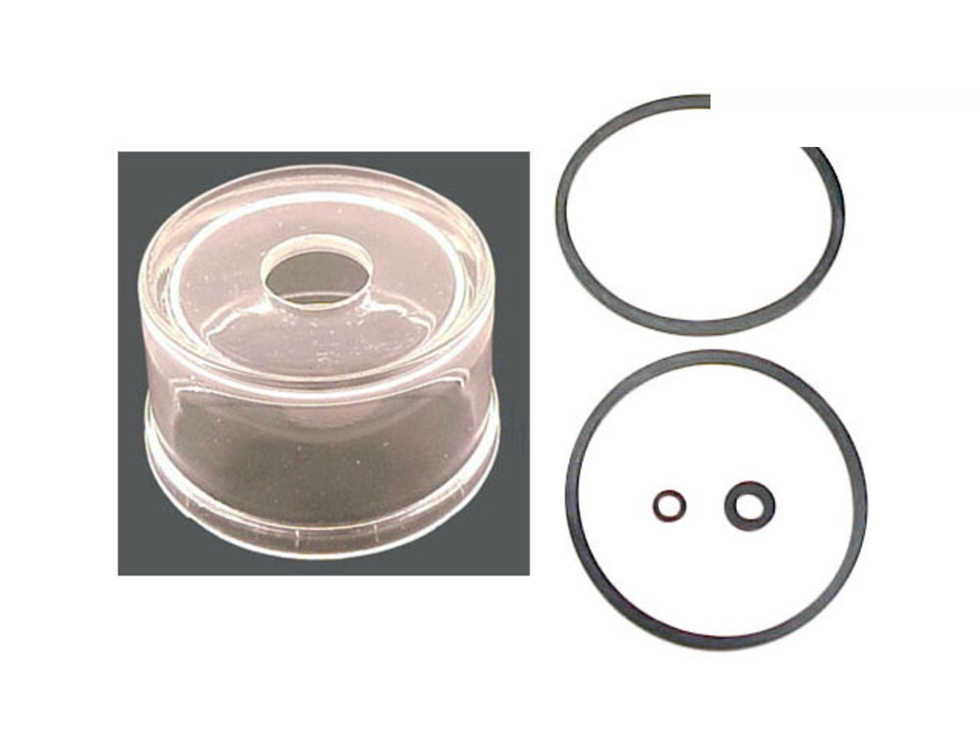 COPO SEPARADOR AGUA COPO VIDRO C/BORRACH - 4700279