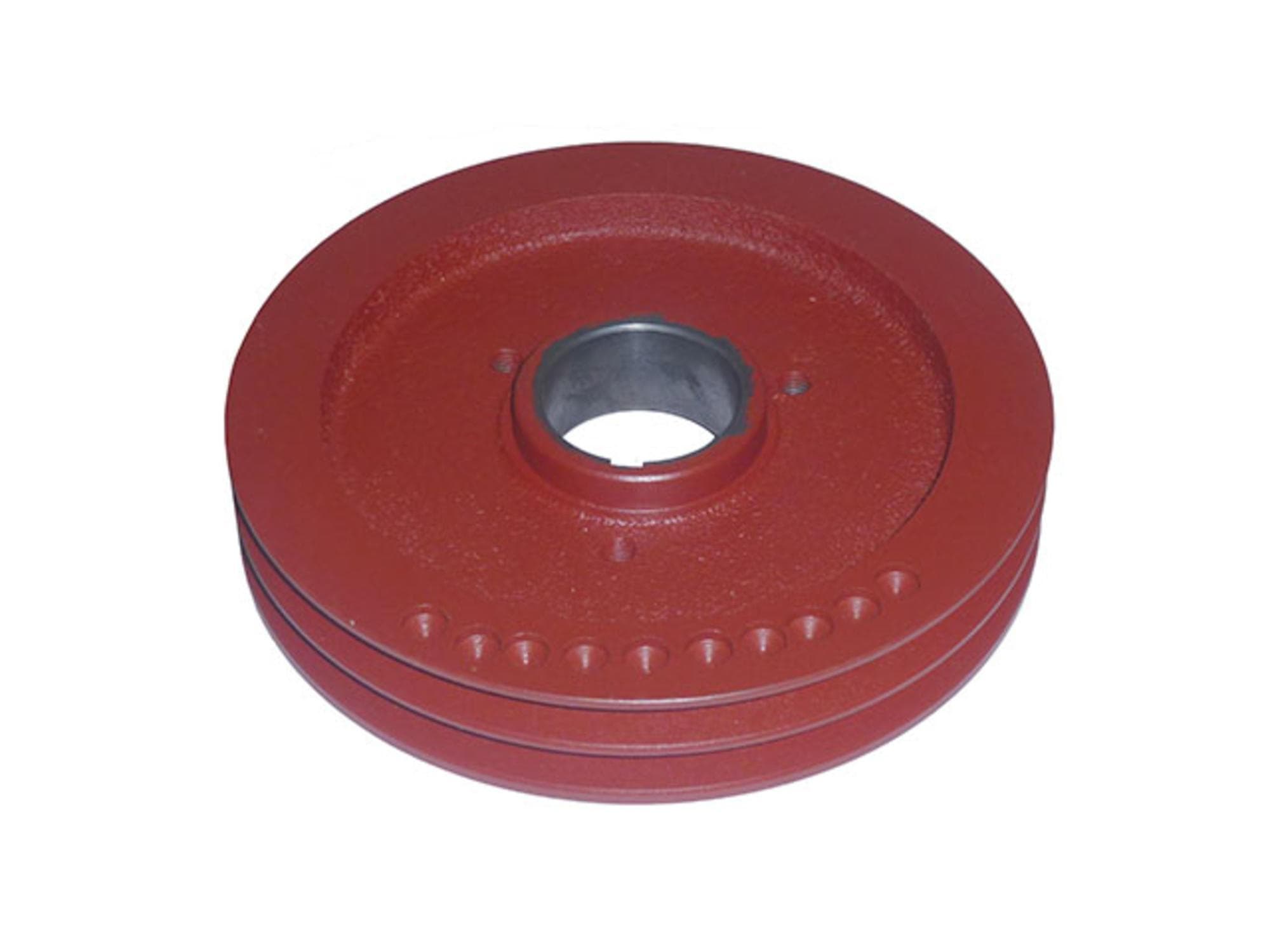 POLIA FERRO 2 CANALETAS FUNDIDA - 3640301068