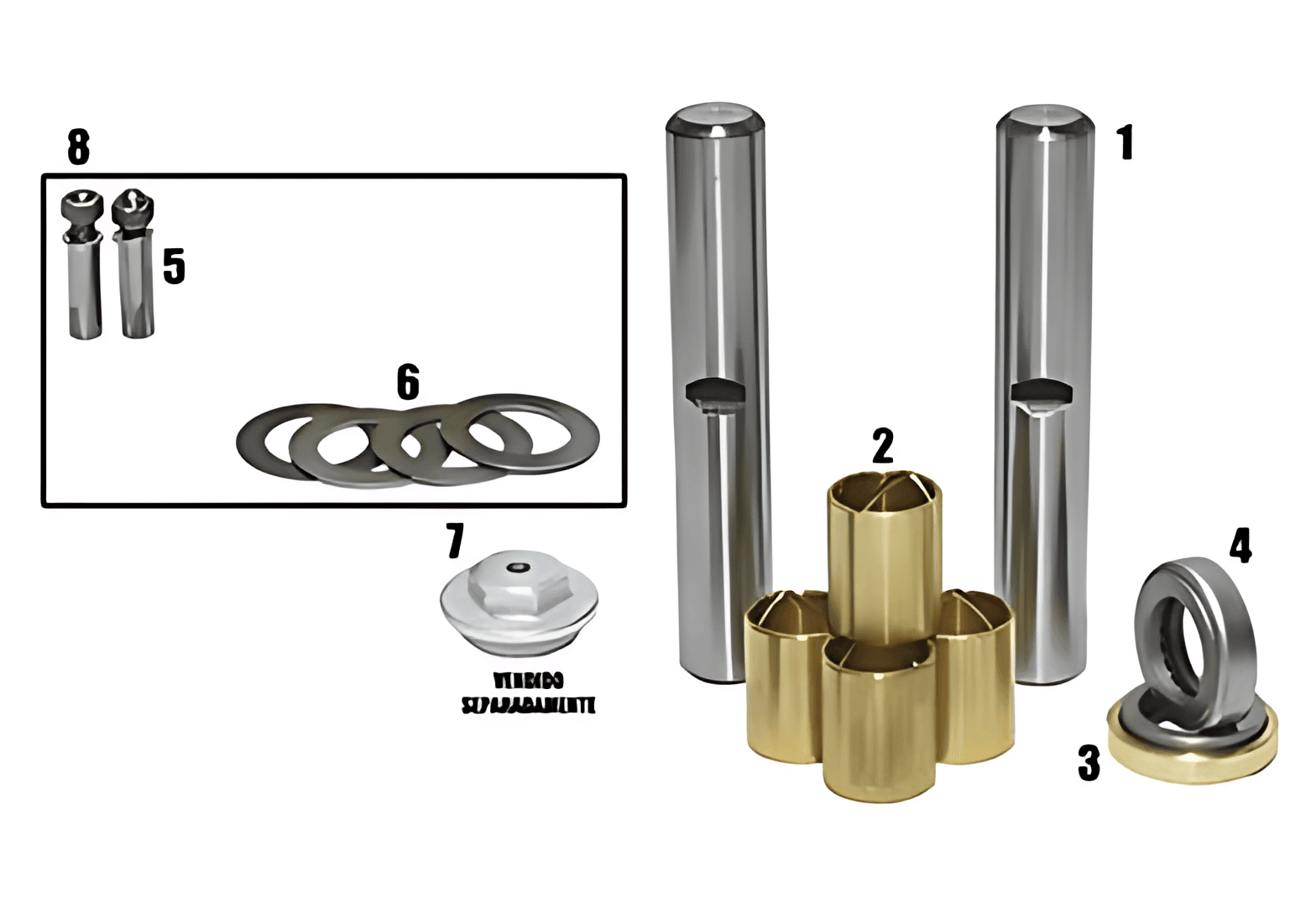 JOGO EMBUCHAMENTO 0.10 C/ ROLAMENTO 26.90MM - BD2Y3111/010