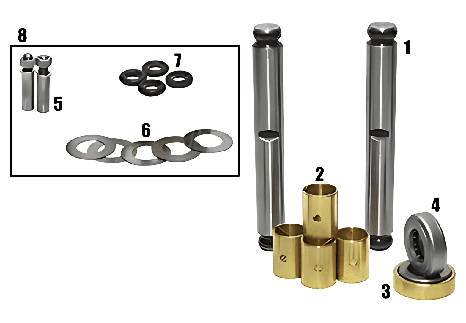 JOGO EMBUCHAMENTO 0.10 C/ ROLAMENTO 23.50MM - BC2Y3111A/010