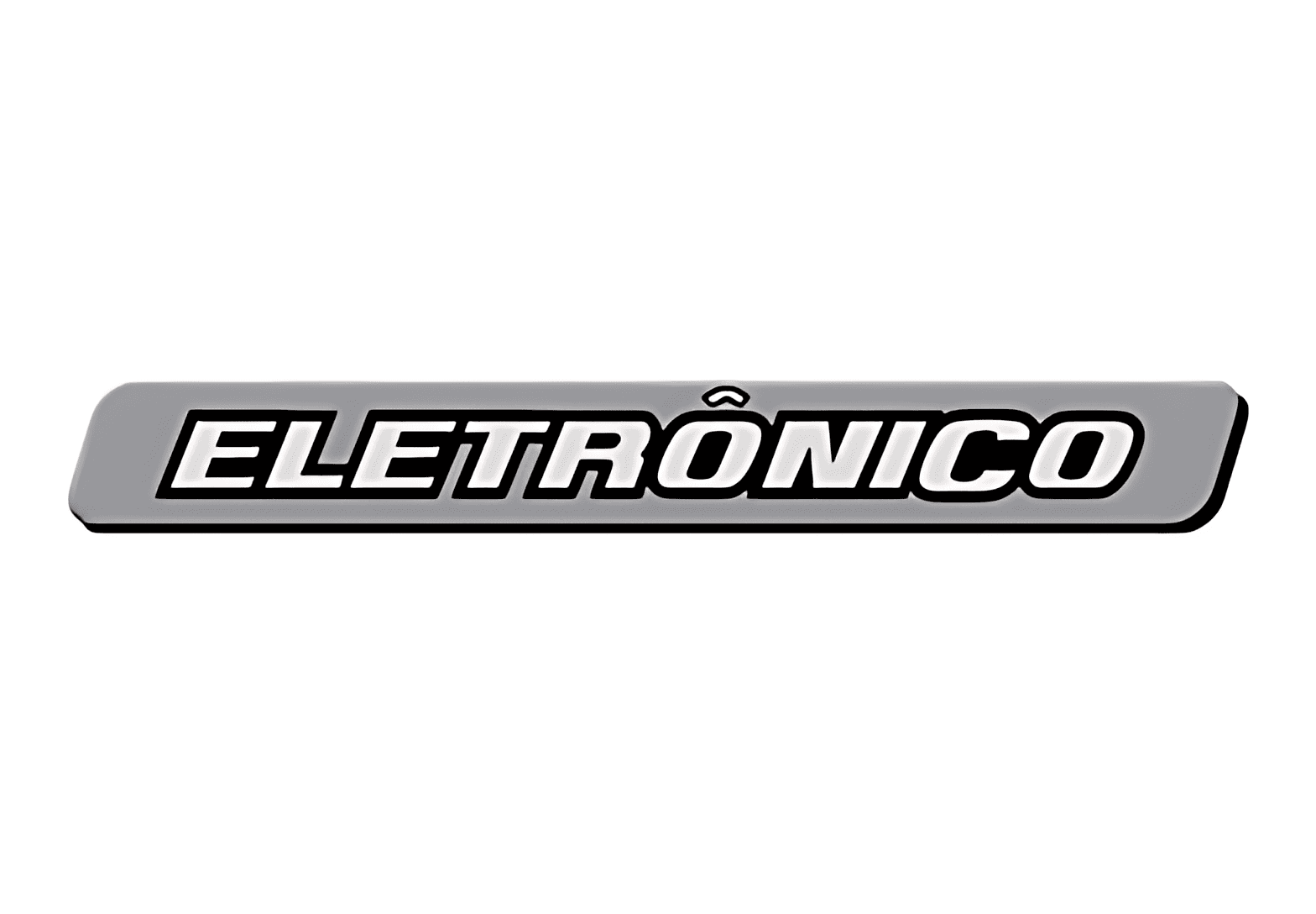 EMBLEMA RESINADO ADESIVO " ELETRONICO " - 6966987262