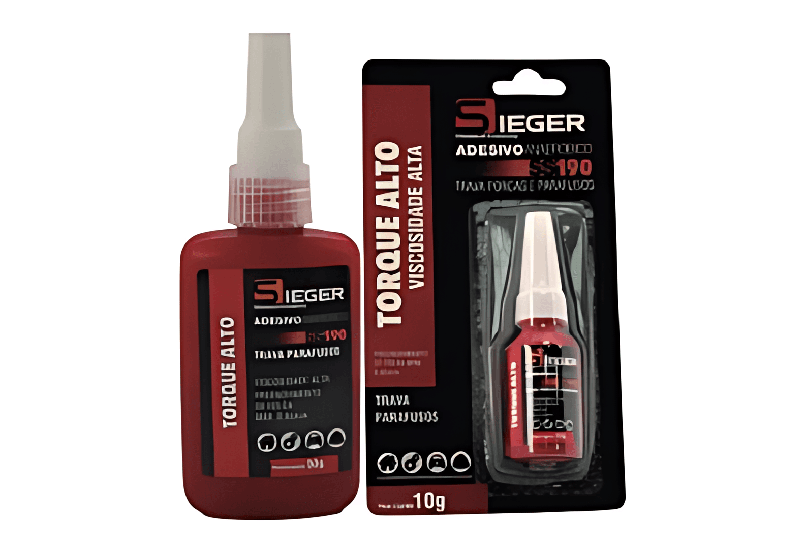 TRAVA PARAFUSOS AT 120 VERMELHO 10G - ANT1395