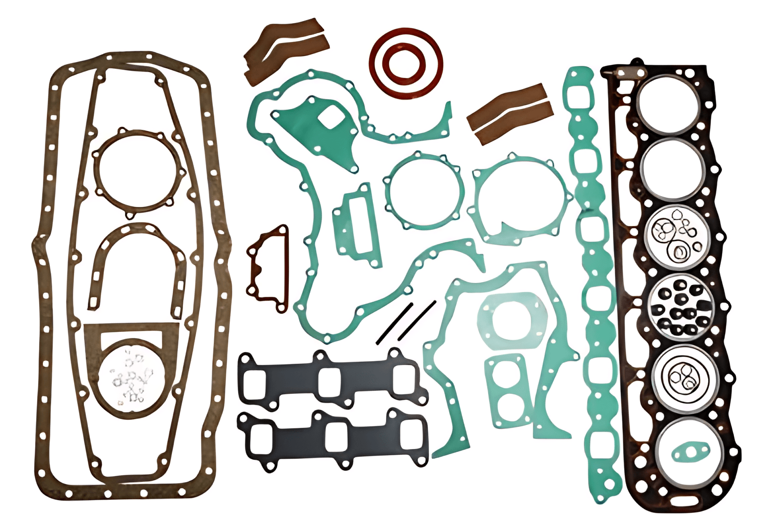 JOGO JUNTA MOTOR FORD FI COM CABECOTE COM RETENTORES - JL61606R