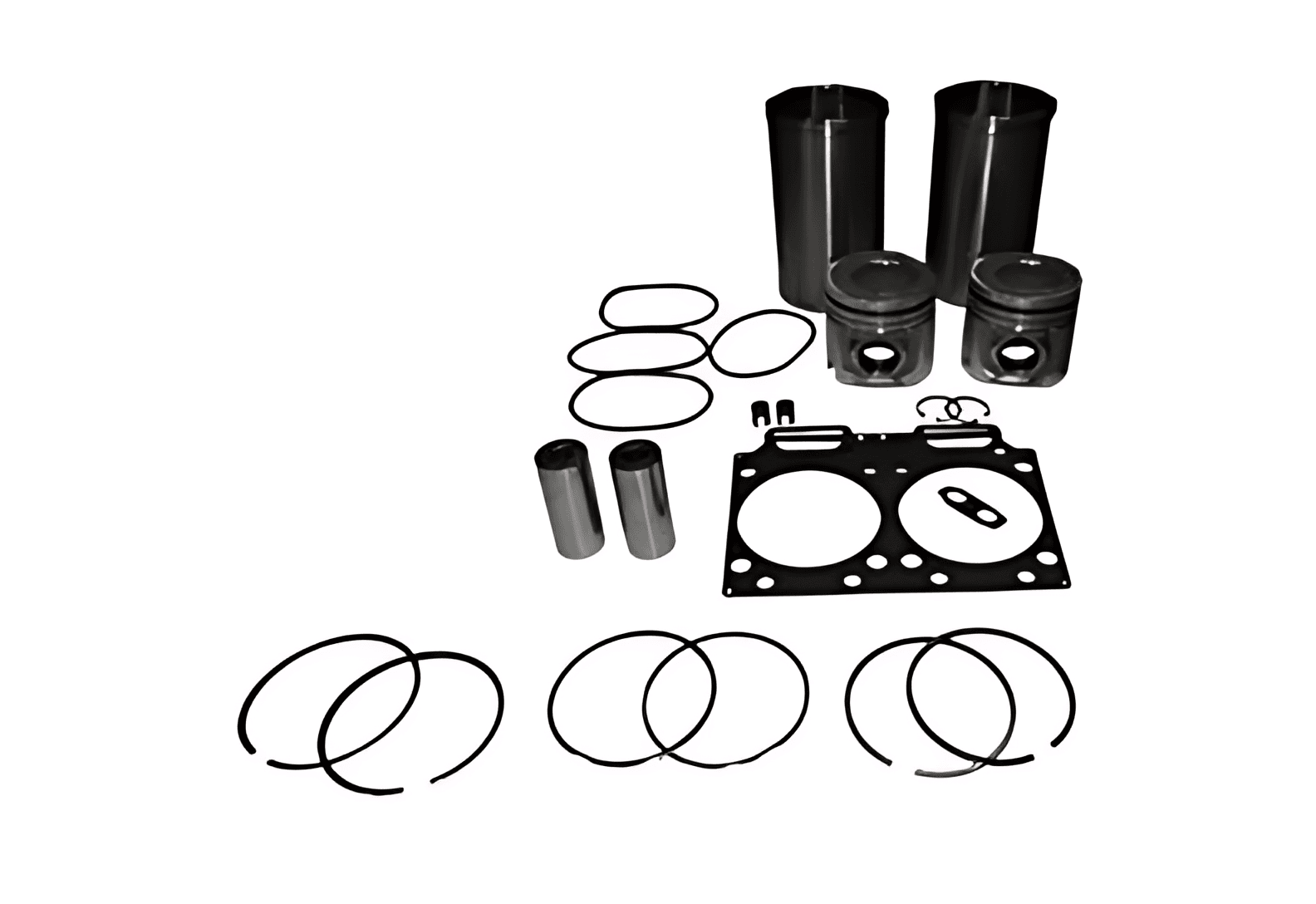 KIT MOTOR MWM X12 P/ 2 CILINDROS (ANODIZADO) - 2S0198075H