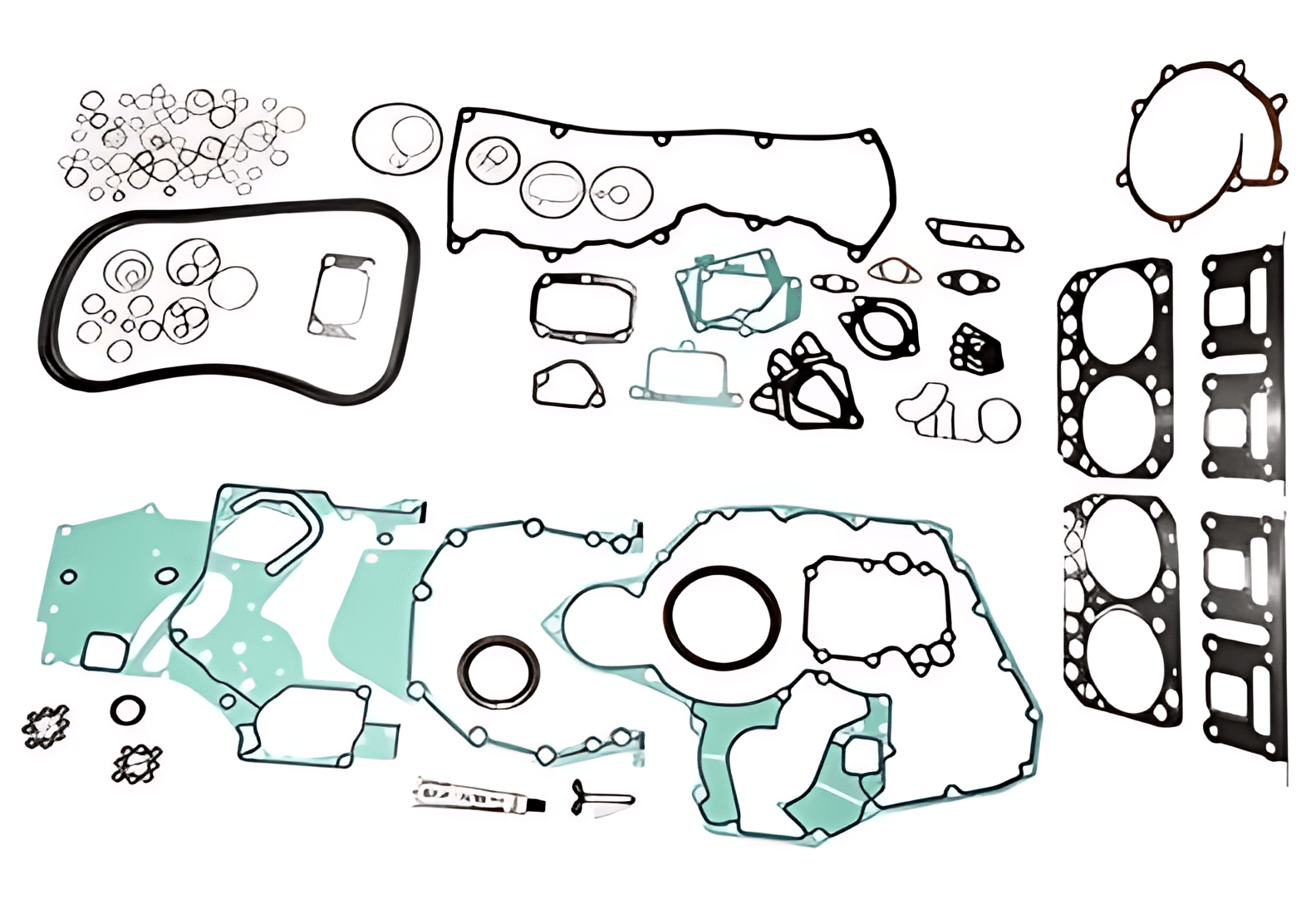 JG JUNTAS MOTOR MAN D08 4 CIL COMPLETO - 07W198005/009