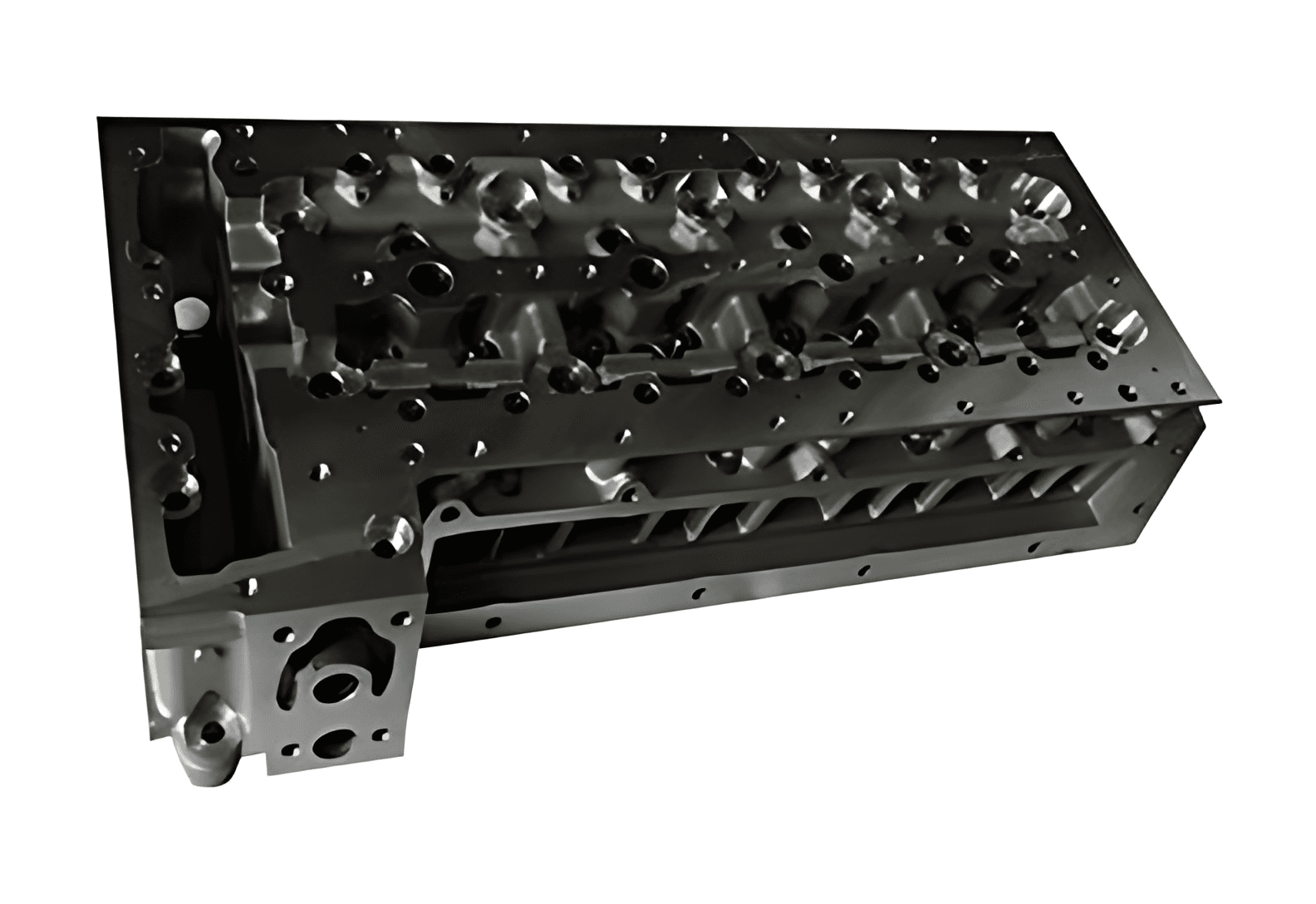 CABECOTE MOTOR PARCIAL S/ GUIA VALVULA - 504384837