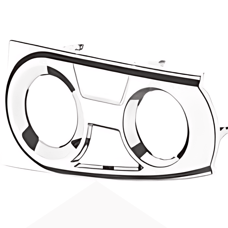 MOLDURA FAROL MILHA LE METALIZADO - 5801584083