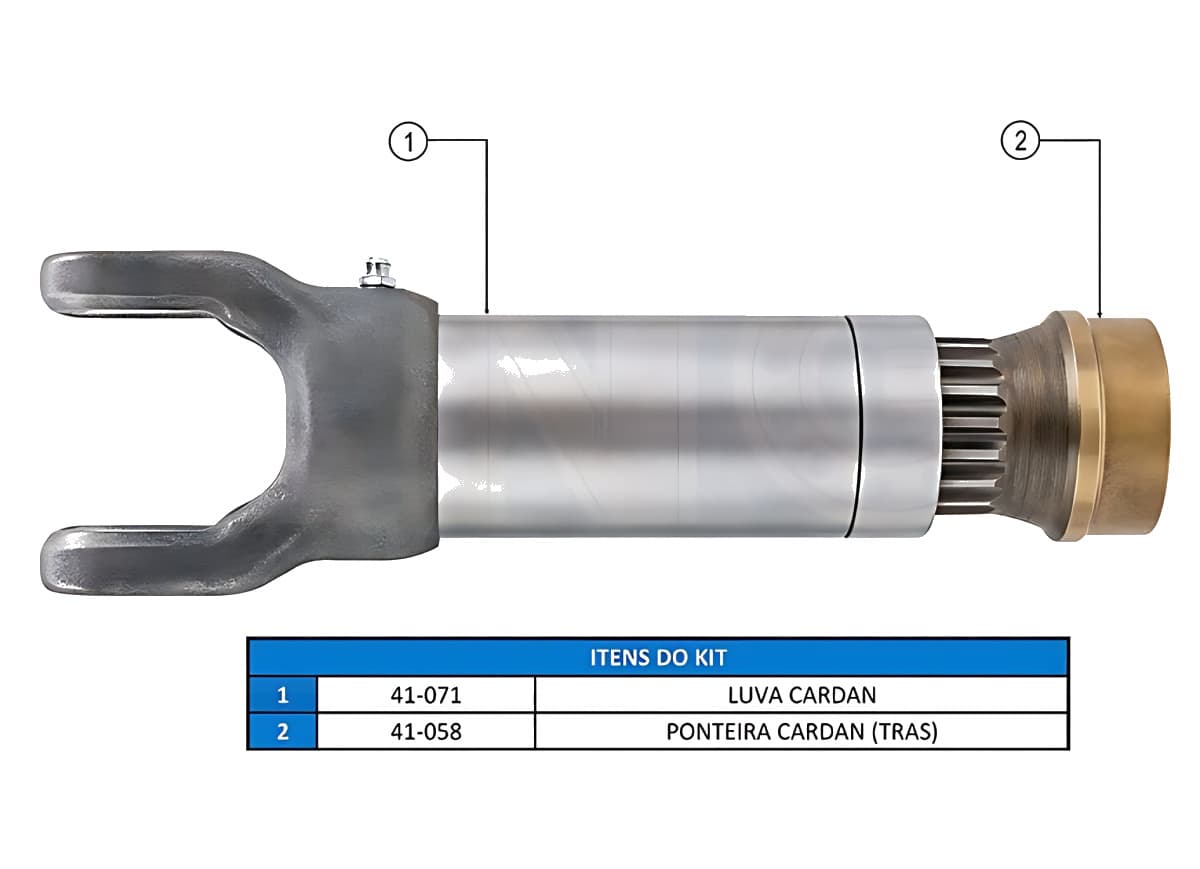 KIT PONTEIRA E LUVA - 43-1445339XS