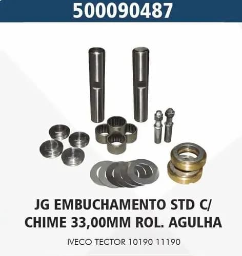 JOGO EMBUCHAMENTO STD C/ CHIME 33,00MM - 500053591/STD
