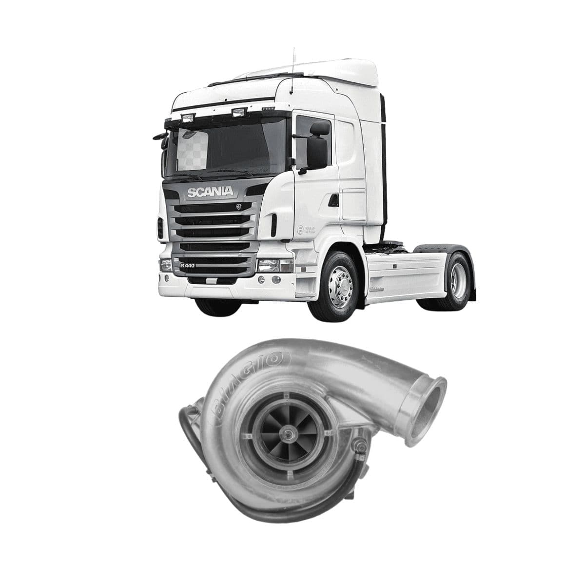 TURBO MOTOR SCANIA DC13 - 57709882000