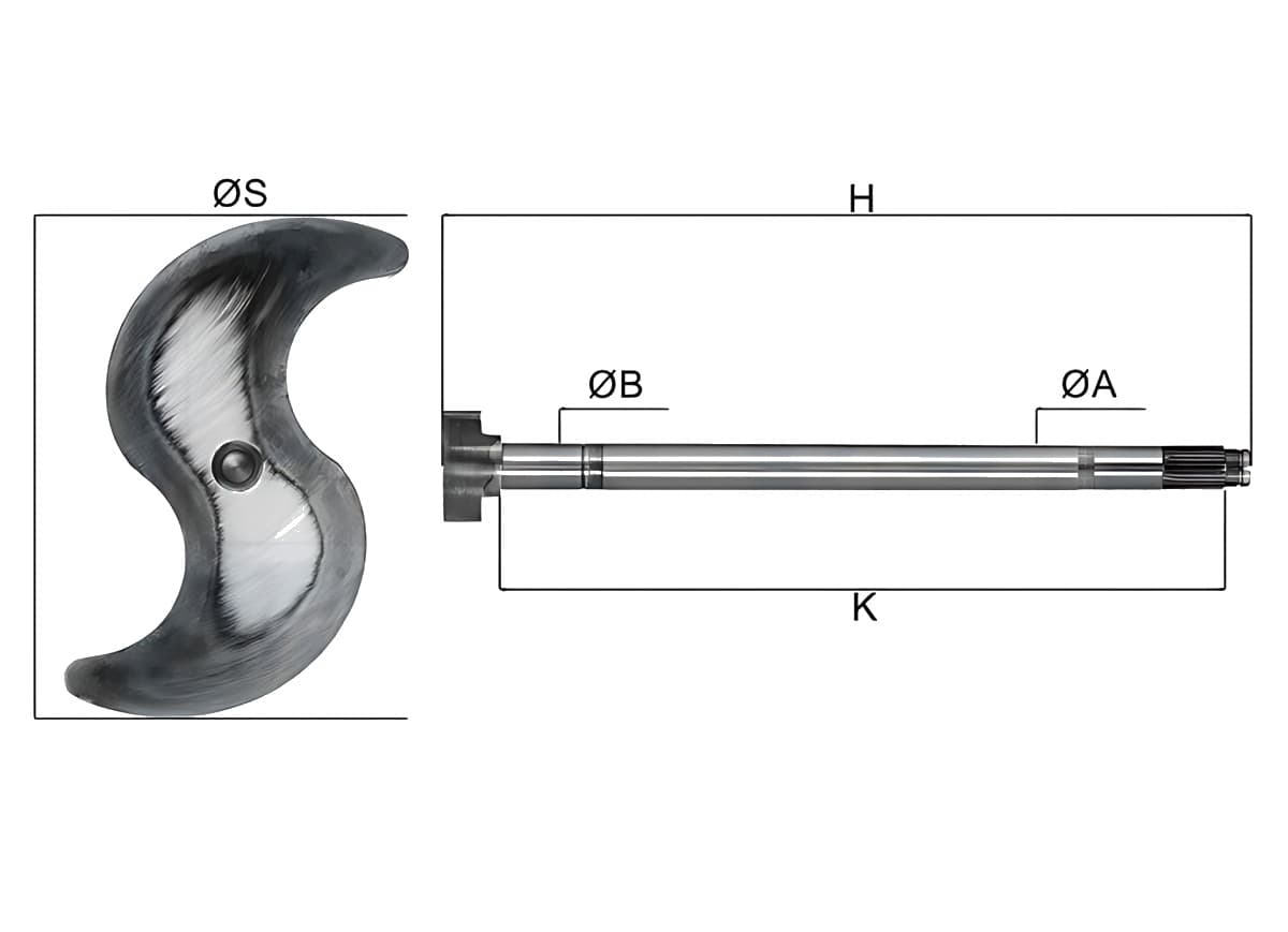 EIXO EXPANSORES 'S' FREIO AR - 2T0 609 819