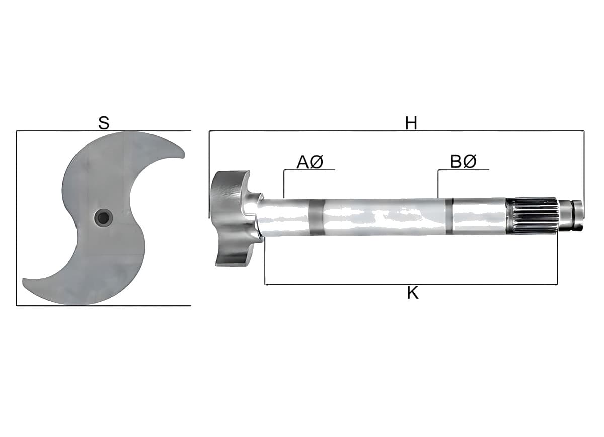 EIXO EXPANSORES 'S' FREIO AR - T12 607 047