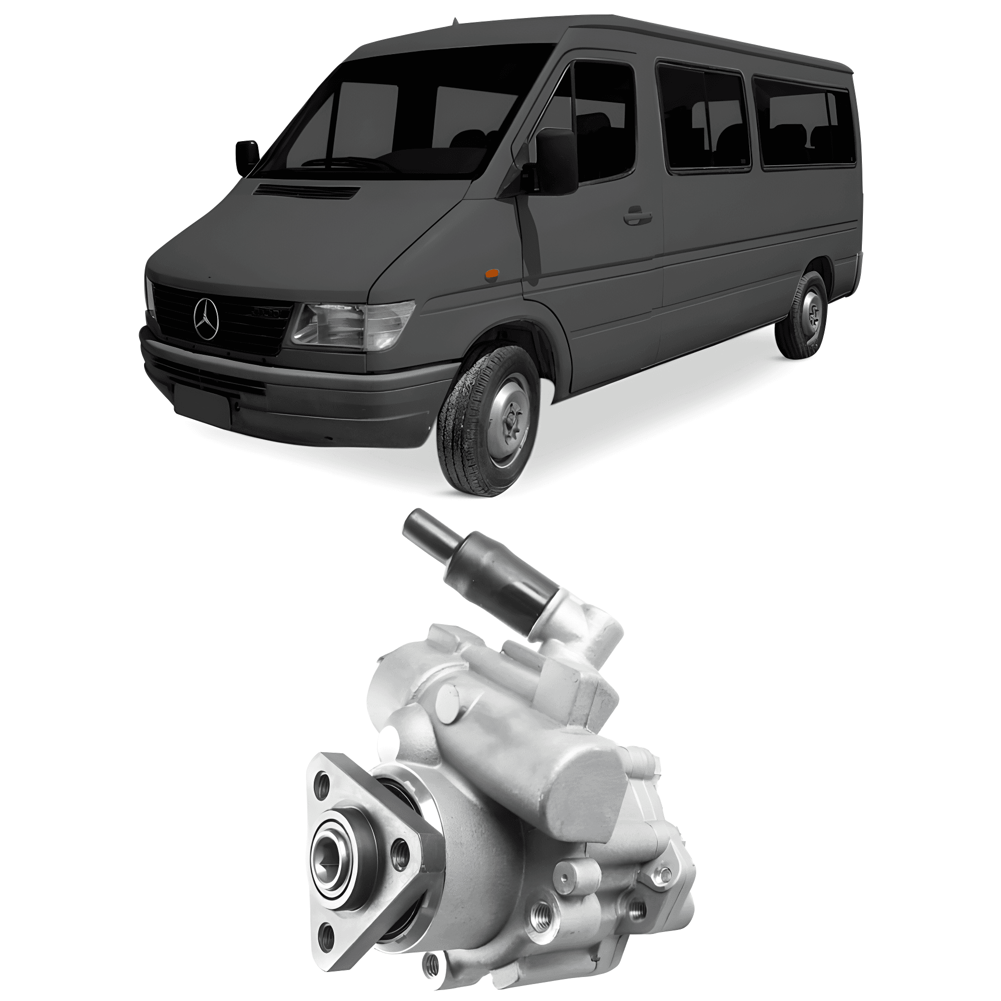 BOMBA DIRECAO HIDRAULICA MBB SPRINTER 310/312/412D - NBH0024