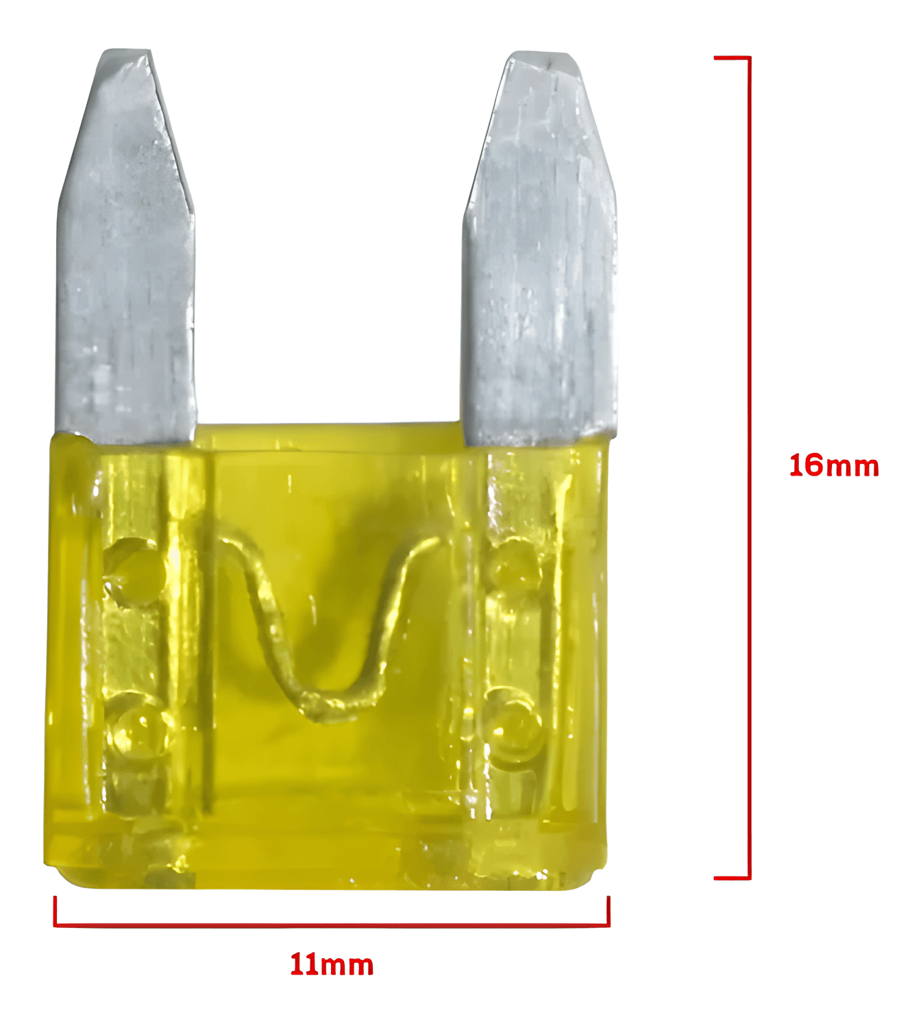 FUSIVEL LAMINA ENGATE-20 AMP.AMARELO - 527731