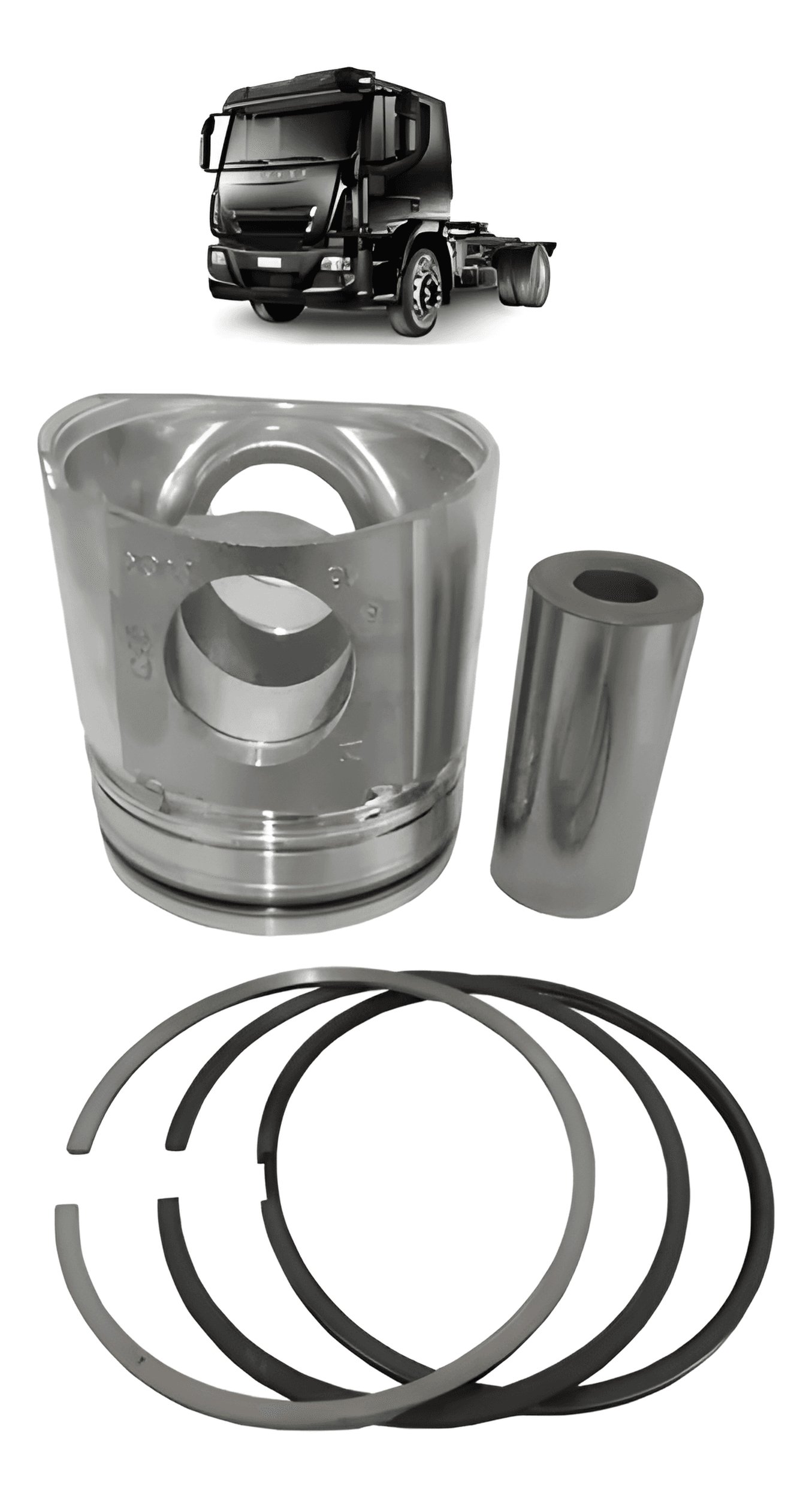 KIT PISTAO E ANEIS (STD) IVECO EUROCARGO DIAM. 104 - 97560600