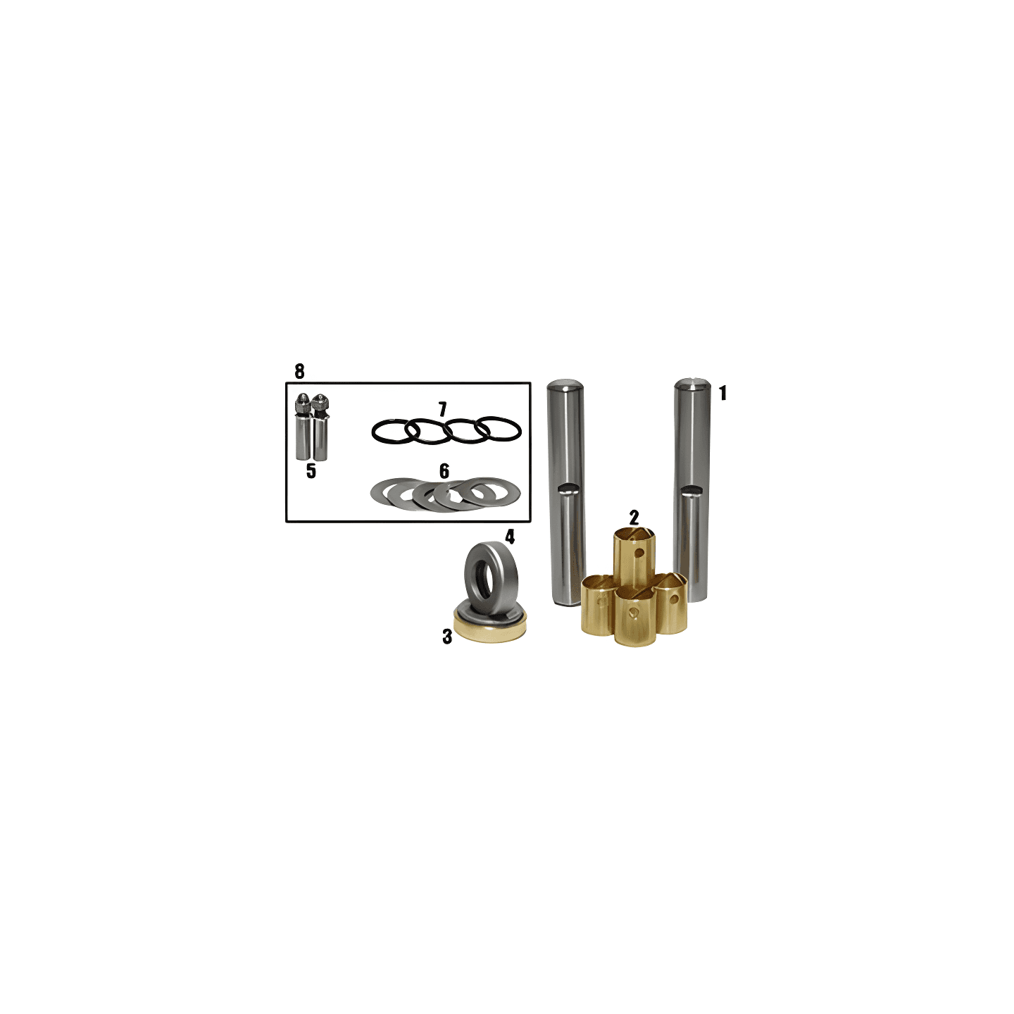 KIT REPARO SEM PINO C/ ROLAMENTO - 6007099050003