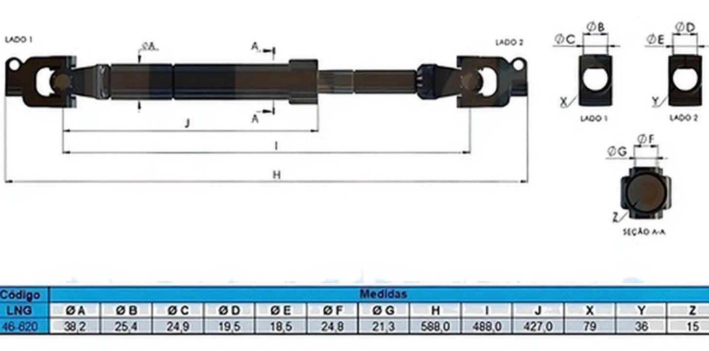 COLUNA DIRECAO - 2S2 422 067 G