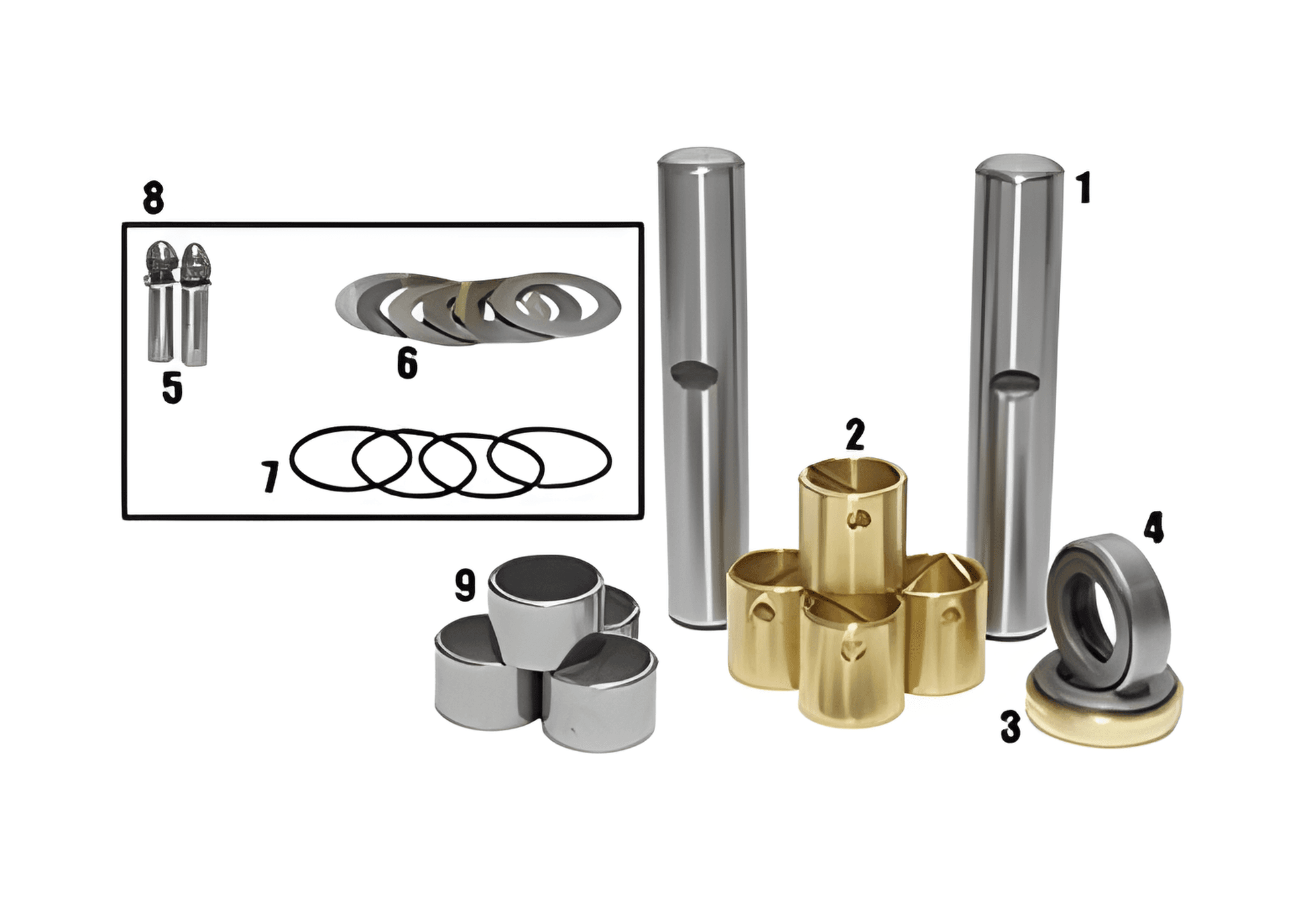 EMBUCHAMENTO MBB AXOR/ACTROS-C/ CHIMIE E ROL - MED.54,10MM-(PESADO) - VA014AR/010-137