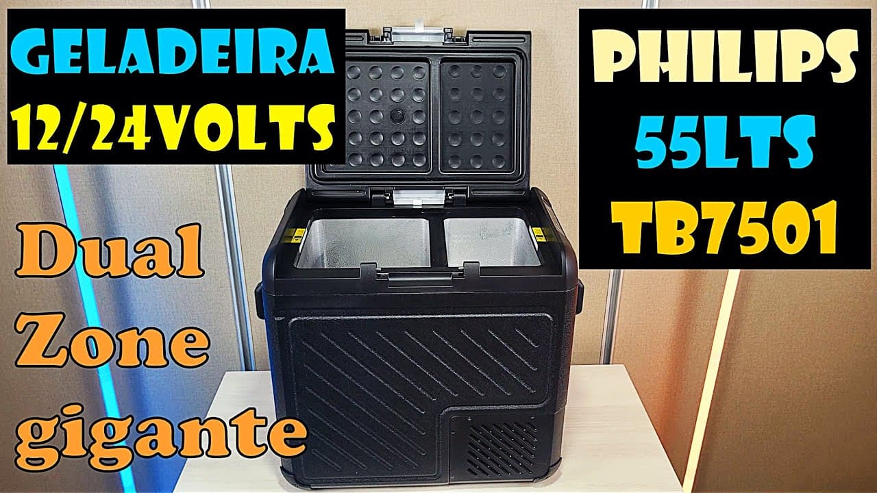 GELADEIRA REFRIGERADOR AUTOMOTIVO 55L ADVENTURE RANGE 12-24V - TB7501