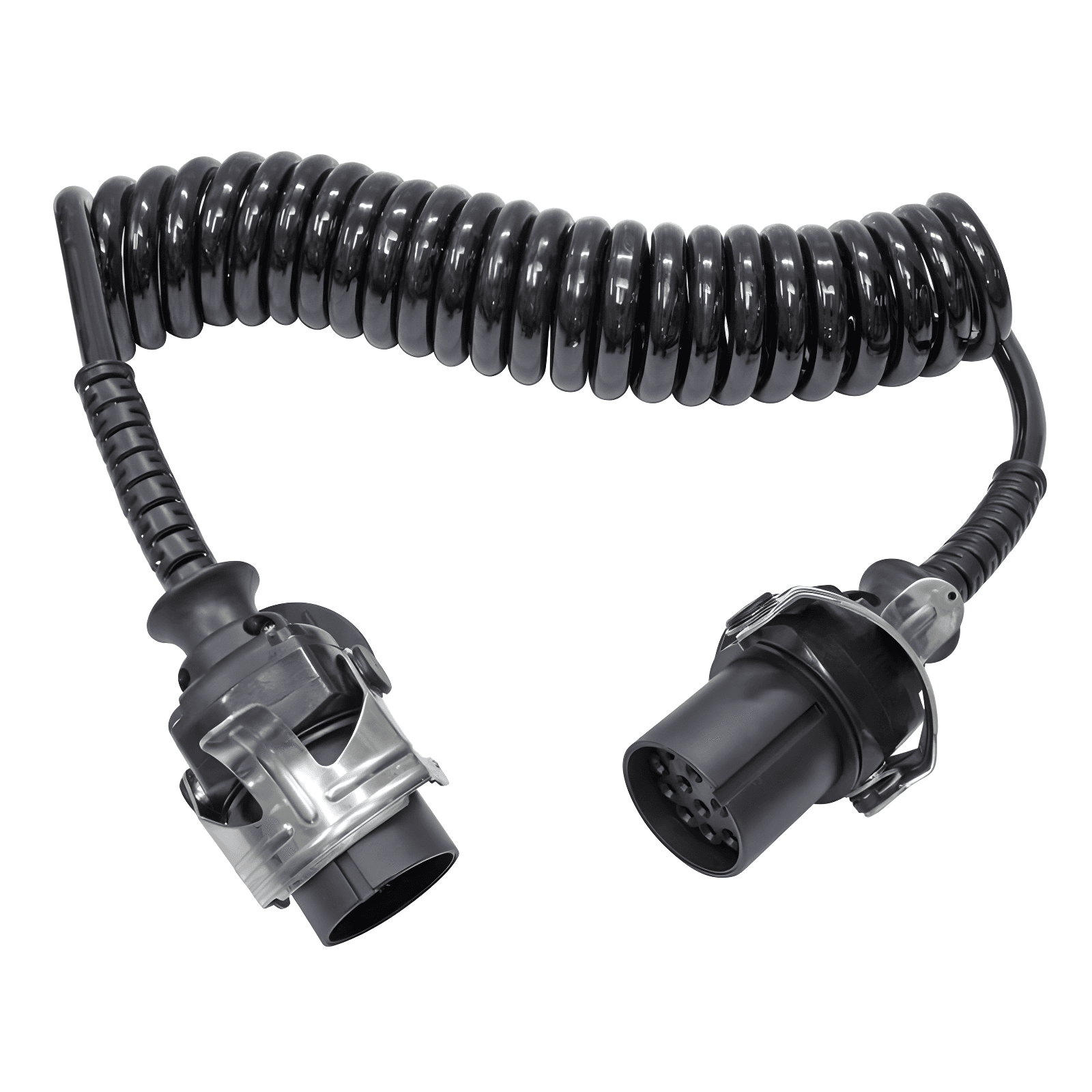 CHICOTE ELETRICO ESPIRAL 5.5M 15 VIAS BIVOLT C/TOMADA - DNI8386