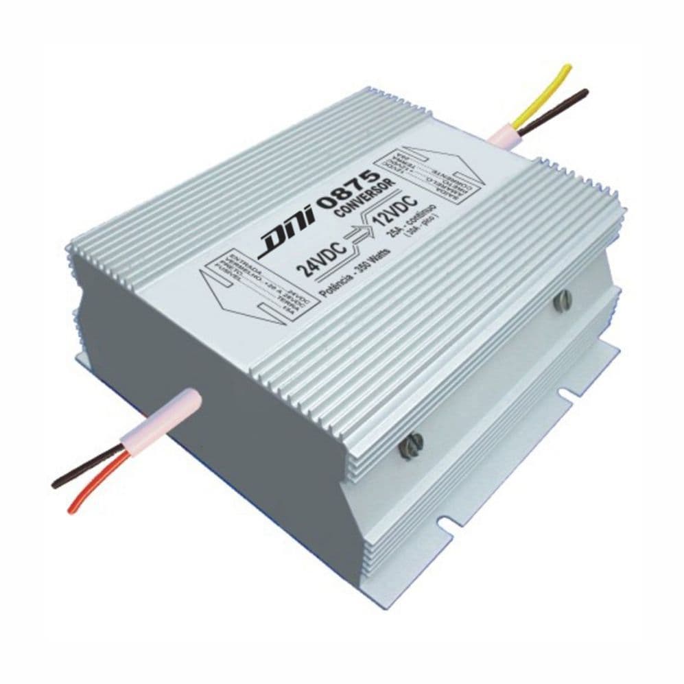 CONVERSOR REDUTOR DE TENSAO 24VDC PARA 12VDC - 350W - DNI0875