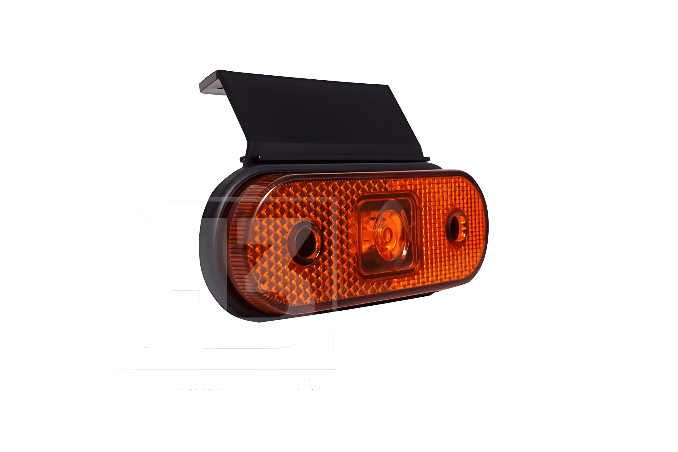 LANTERNA LATERAL AMBAR LED C/ SUPORTE - 210103435