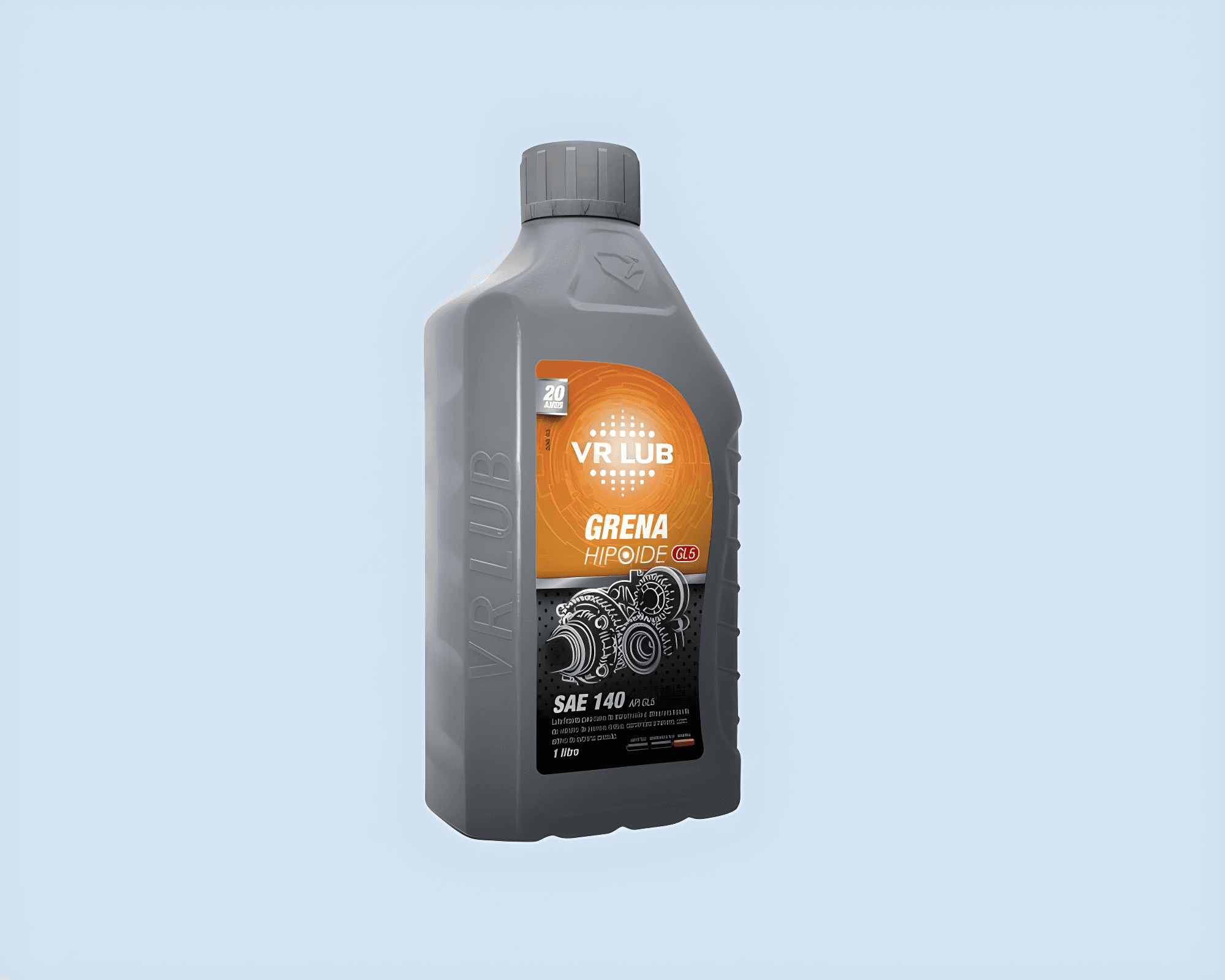 OLEO TRANSMISSAO VR GRENA SAE 140 GL-5 (1 LITRO) - VR GRENA 140 GL-5