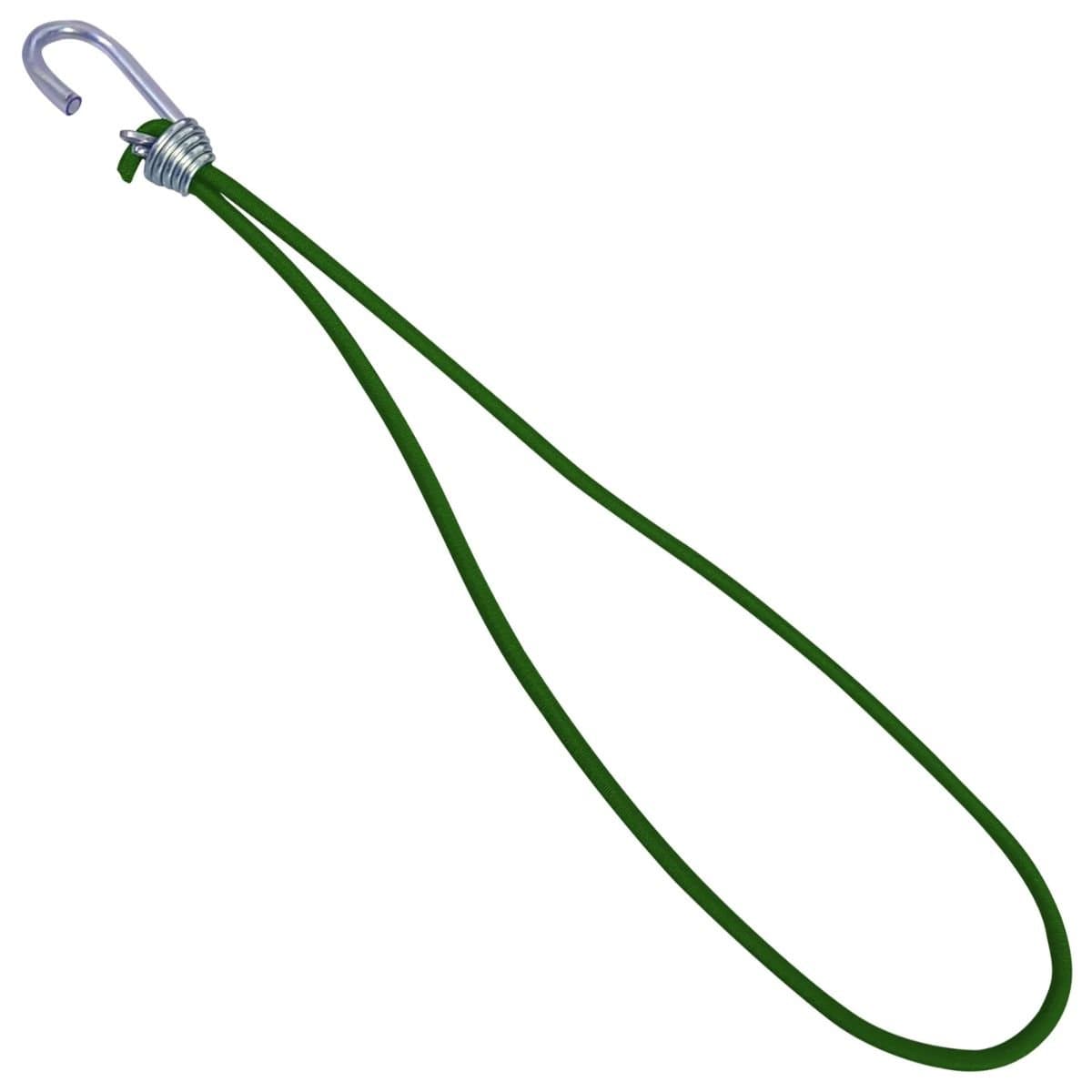 FIXADOR LONA ELASTICO VERDE 350MM (GANCHO ACO) - EL101
