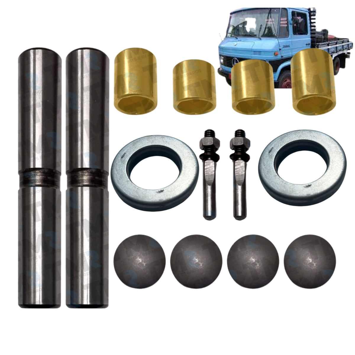 KIT REPARO SEM PINO S/ ROLAMENTO C/ BUCHA BRONZE (POR LADO) - VA056S